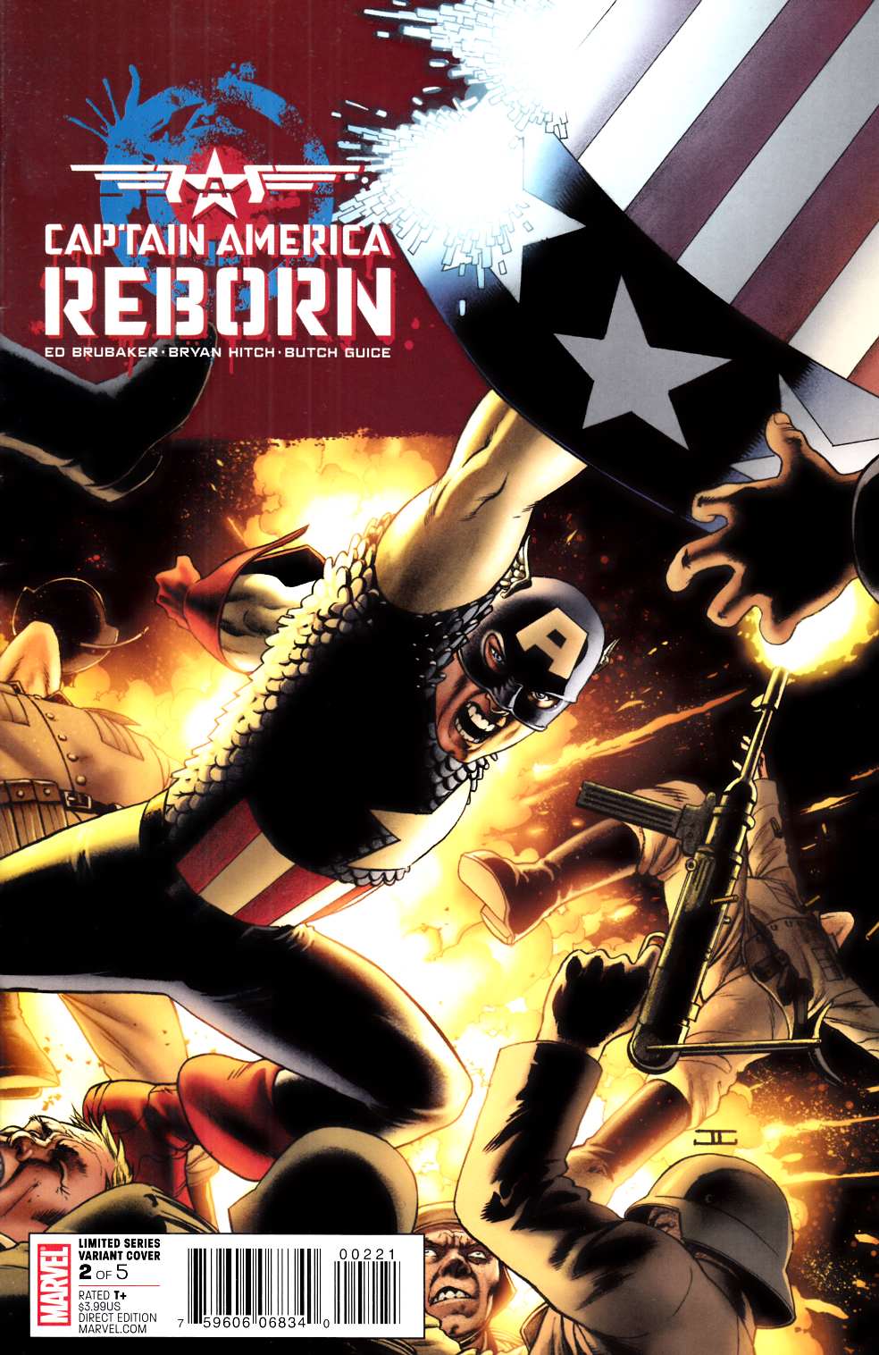 Captain America Reborn #2 Cassaday Variant Cover Very Fine (8.0) [Marvel Comic] LARGE