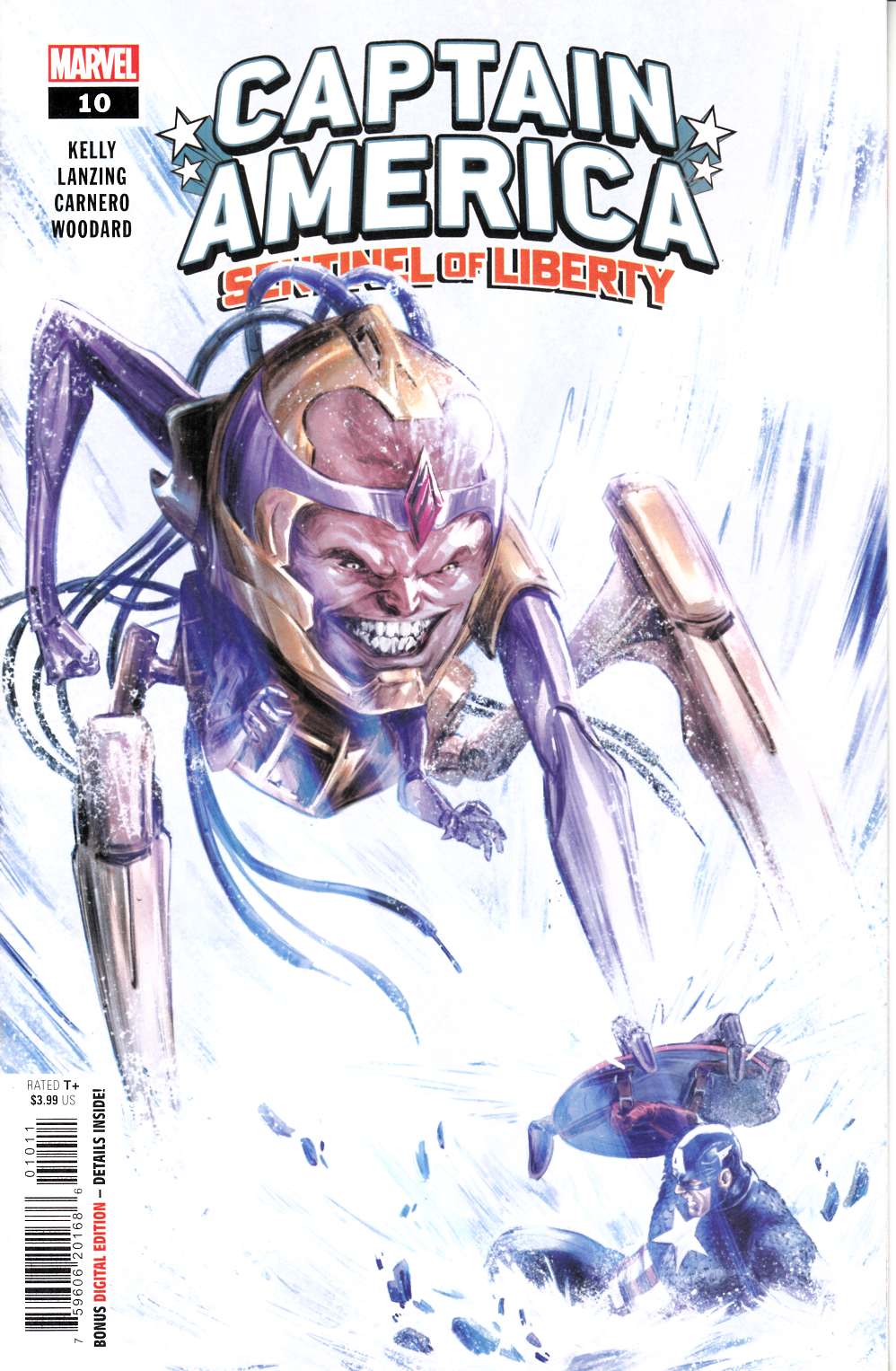 Captain America Sentinel of Liberty #10 Near Mint (9.4) [Marvel Comic] LARGE