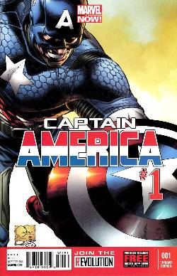 Captain America #1 Quesada Variant Cover Near Mint (9.4) [Marvel Comic] LARGE