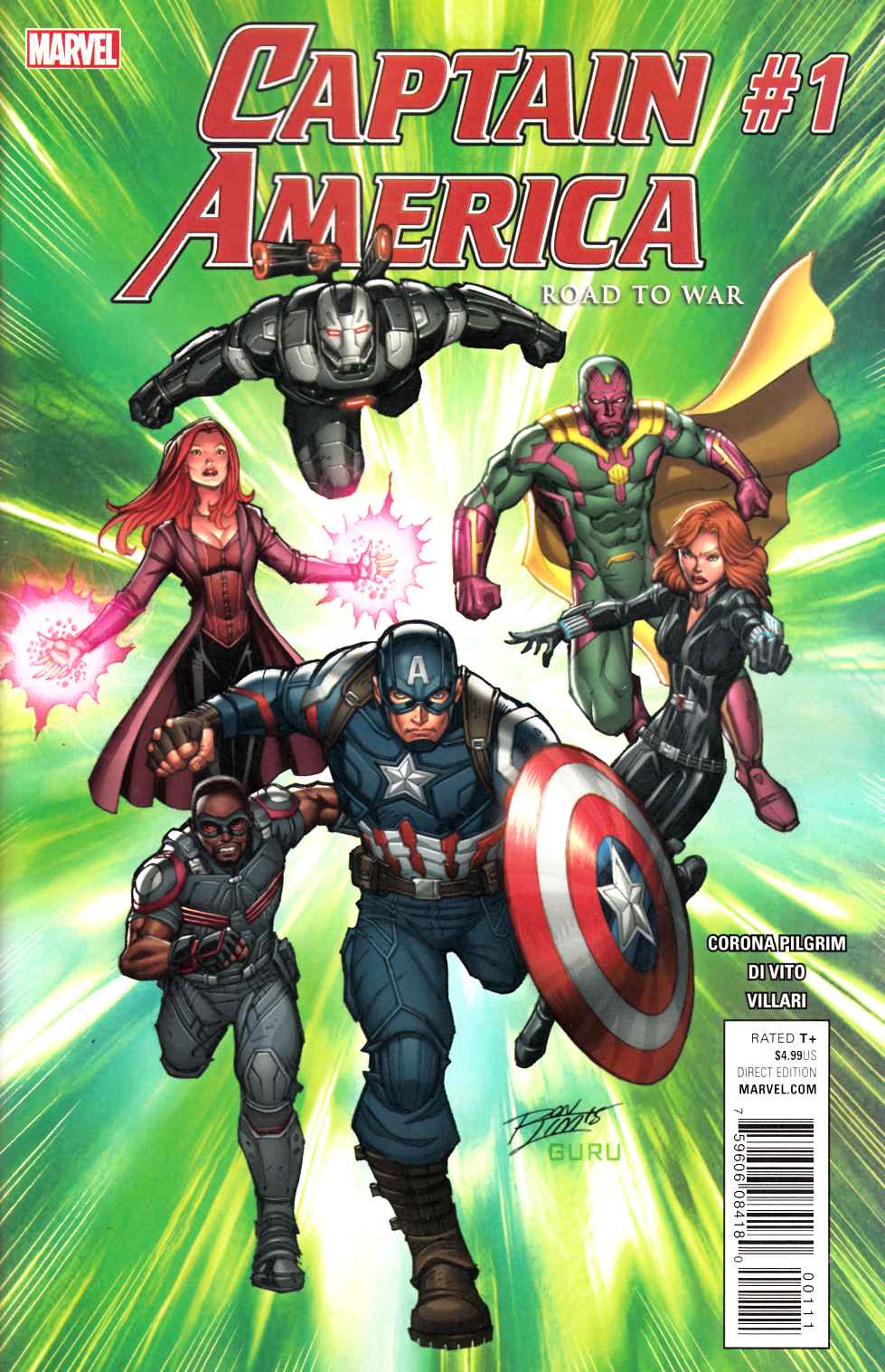 Captain America Road to War #1 [Marvel Comic] THUMBNAIL