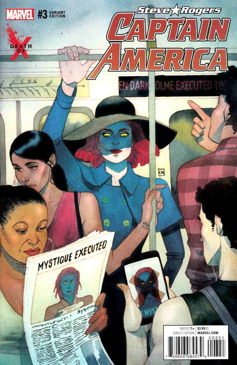 Captain America Steve Rogers #3 Wada Death Of X Variant Cover [Marvel Comic] THUMBNAIL