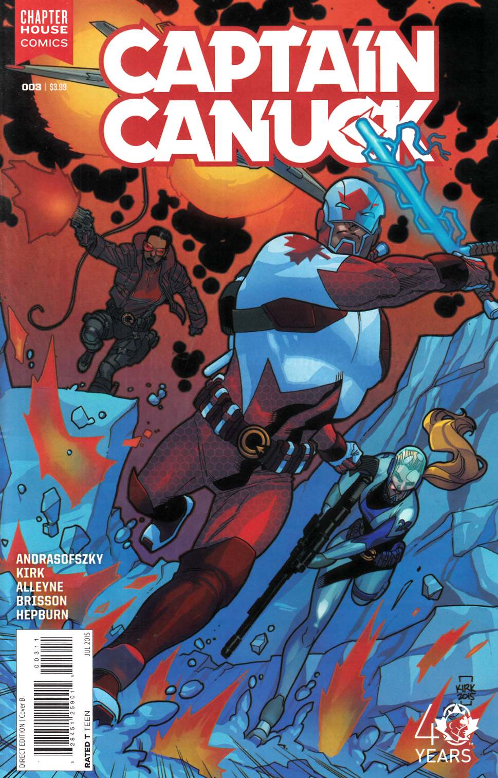 Captain Canuck 2015 Ongoing #3 Cover B [Chapter House Comic] LARGE