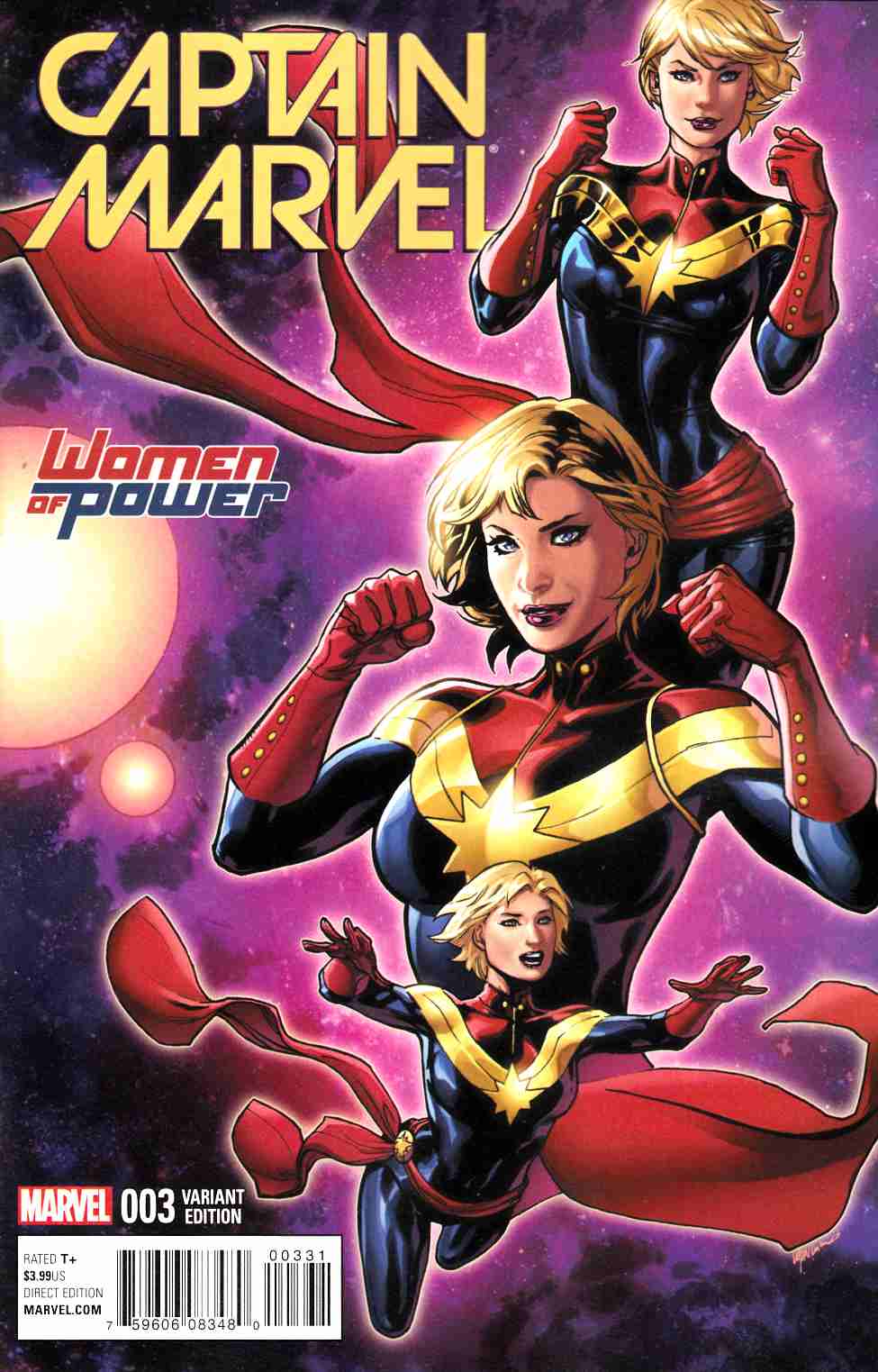 Captain Marvel #3 Lupacchino WOP Variant Cover [Marvel Comic] LARGE