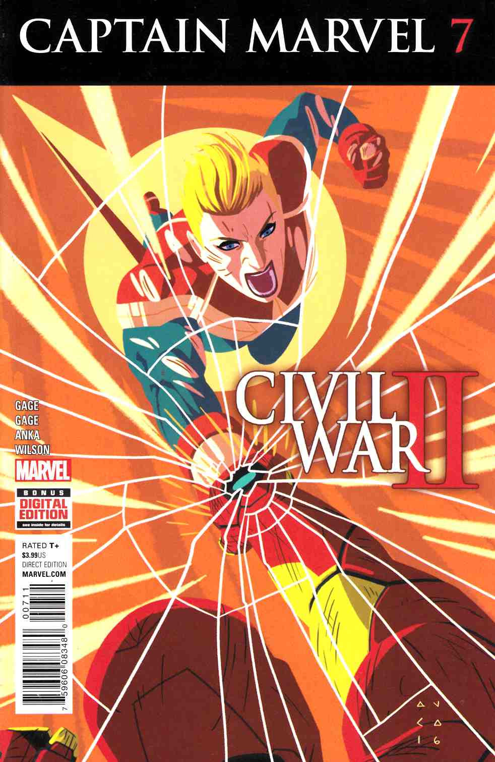 Captain Marvel #7 Near Mint (9.4) [Marvel Comic] LARGE