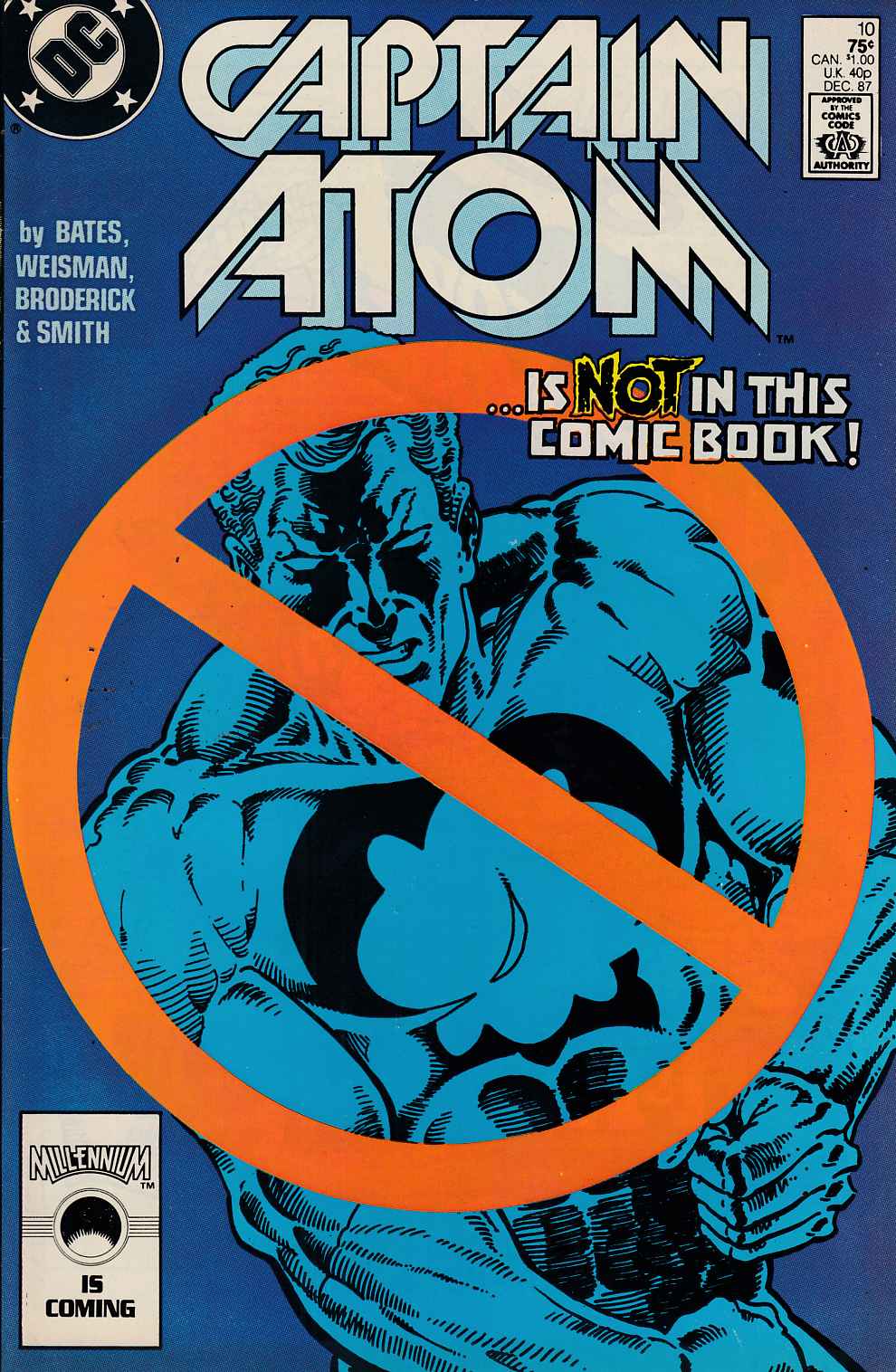 Captain Atom #10 Very Fine (8.0) [DC Comic] LARGE