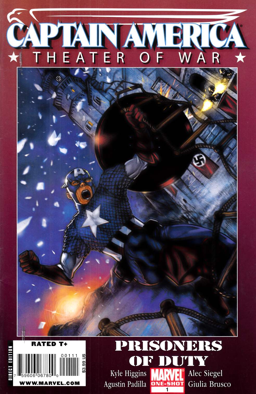 Captain America Theater of War Prisoners of Duty #1 Fine (6.0) [Marvel Comic] THUMBNAIL