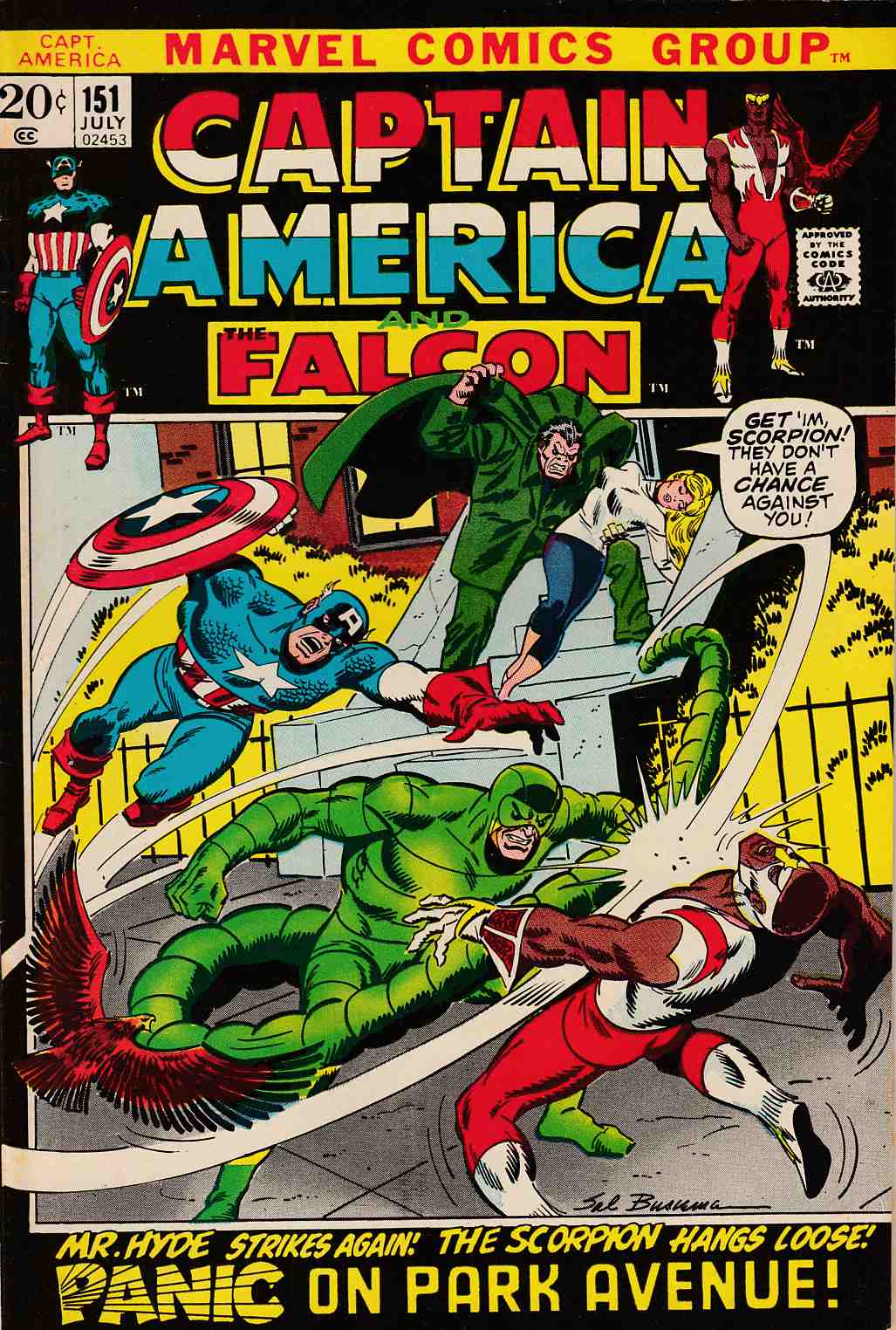 Captain America #151 Fine Plus (6.5) [Marvel Comic] THUMBNAIL