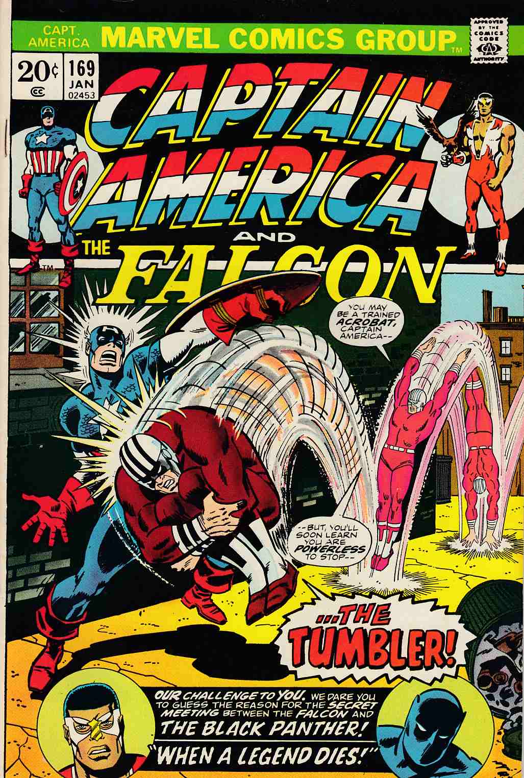Captain America #169 Very Fine Minus (7.5) [Marvel Comic] THUMBNAIL