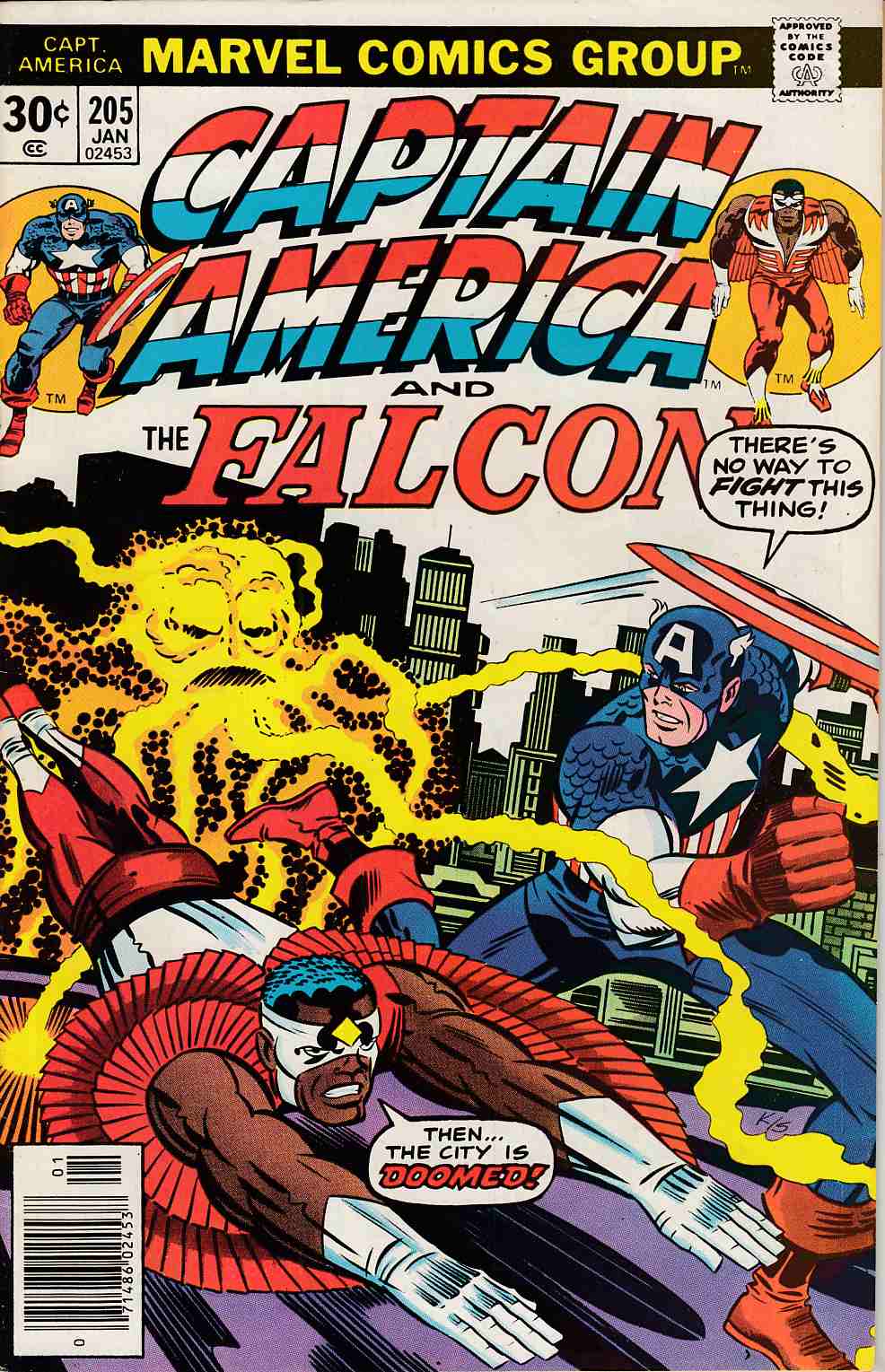 Captain America #205 Very Fine Minus (7.5) [Marvel Comic] LARGE