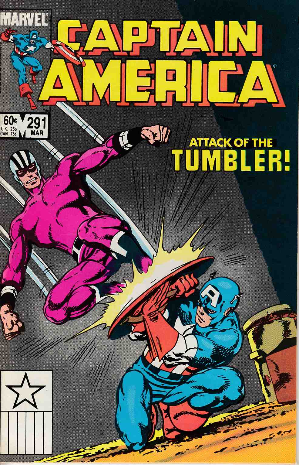 Captain America #291 Very Fine (8.0) [Marvel Comic] LARGE