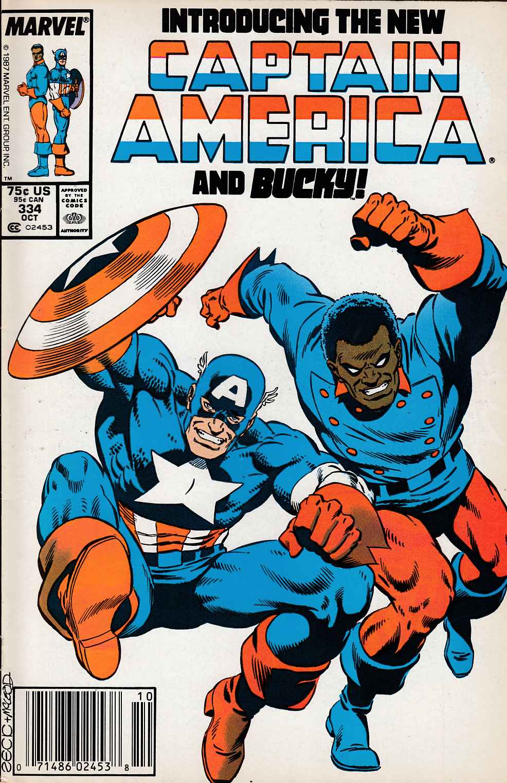 Captain America #334 Near Mint (9.4) [Marvel Comic] THUMBNAIL