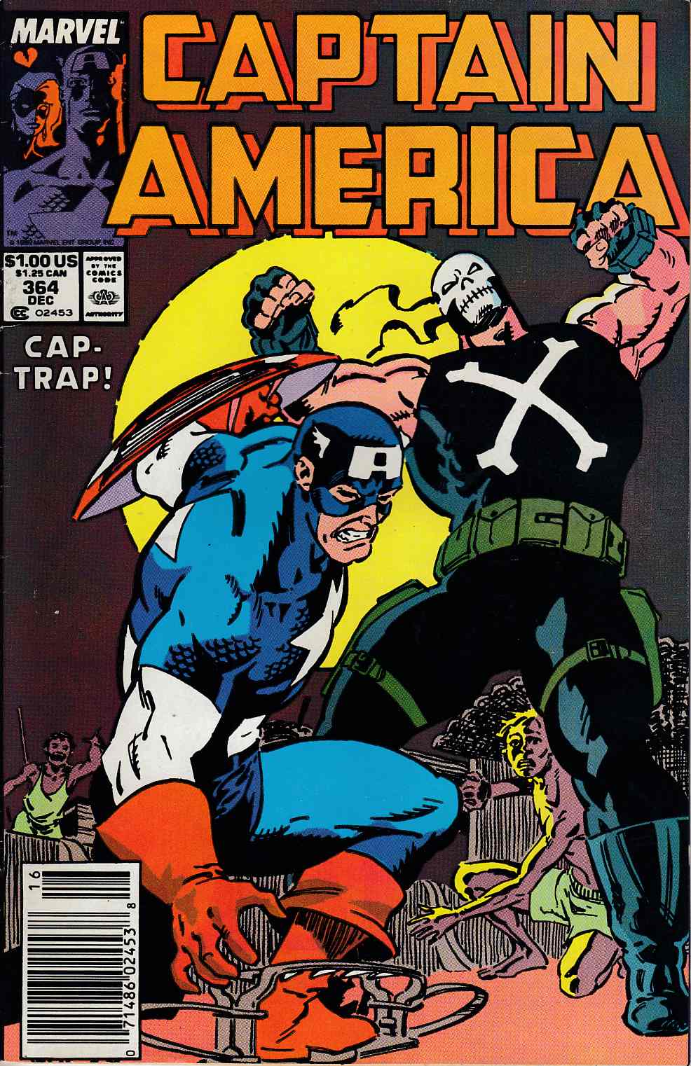 Captain America #364 Very Fine Minus (7.5) [Marvel Comic] LARGE