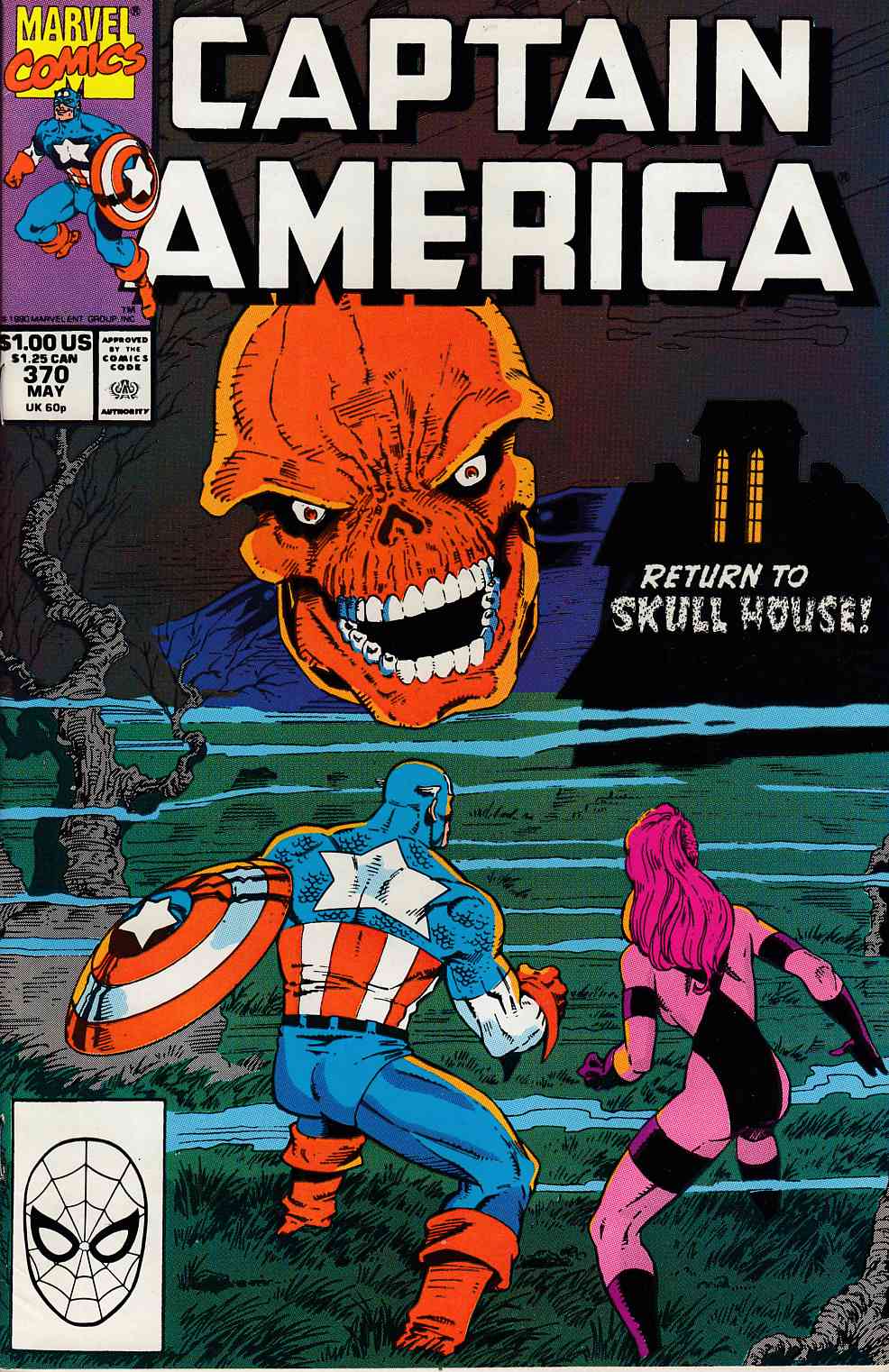 Captain America #370 Very Fine (8.0) [Marvel Comic] THUMBNAIL