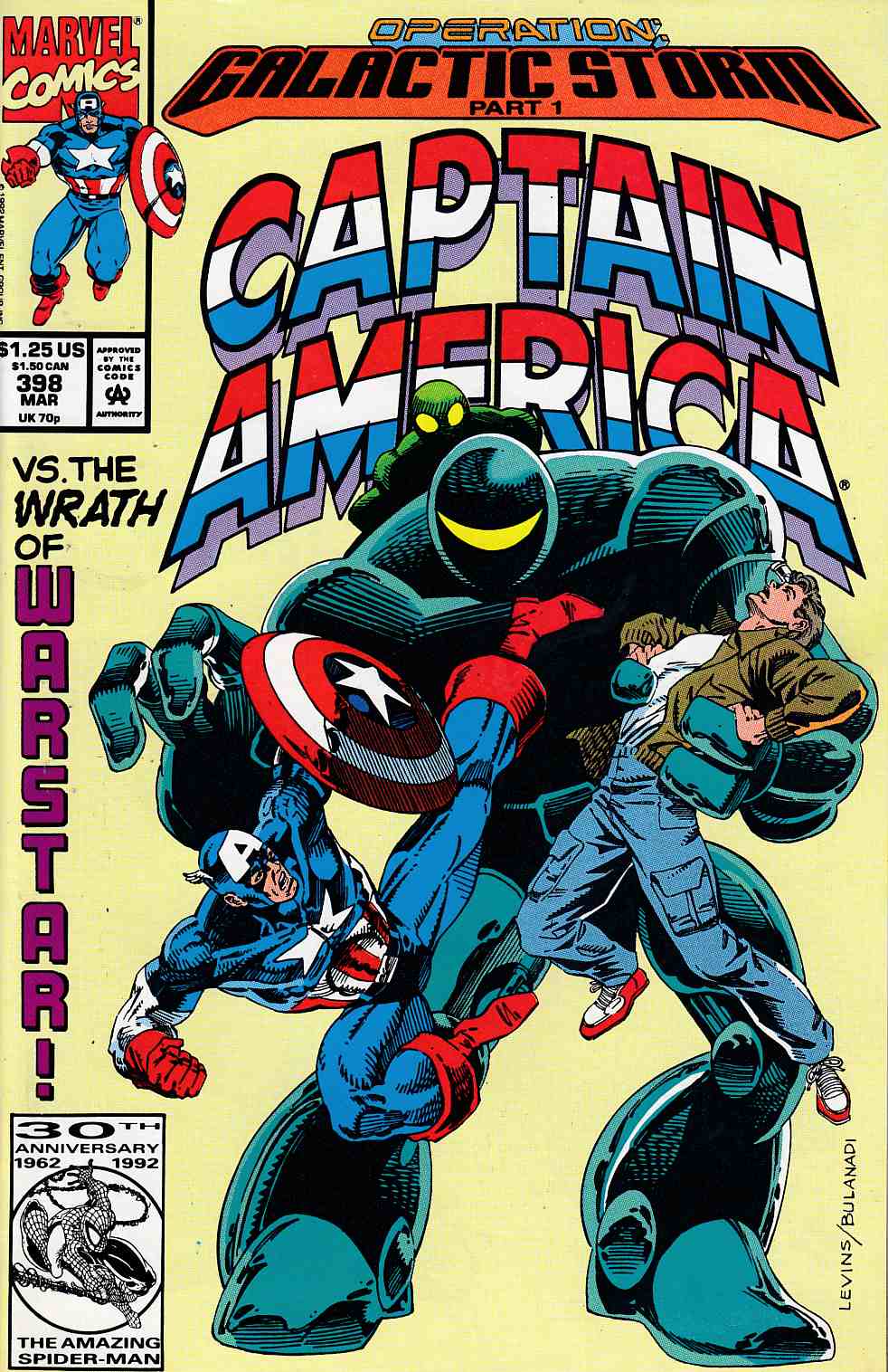 Captain America #398 Near Mint Minus (9.2) [Marvel Comic] LARGE