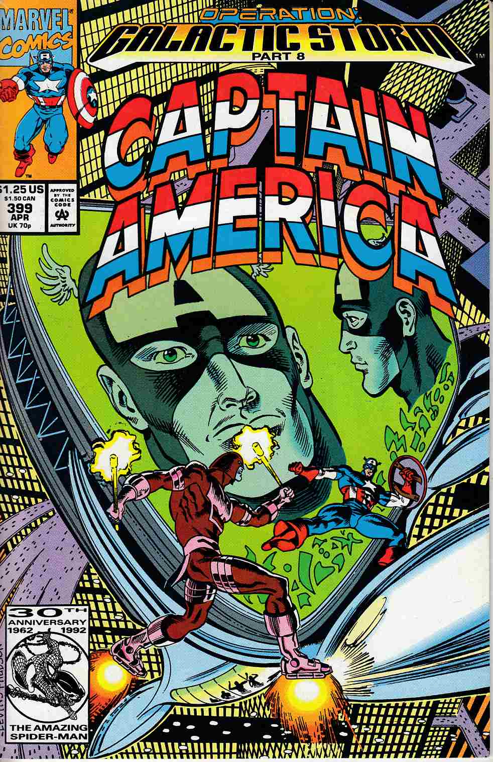 Captain America #399 Very Fine (8.0) [Marvel Comic] THUMBNAIL