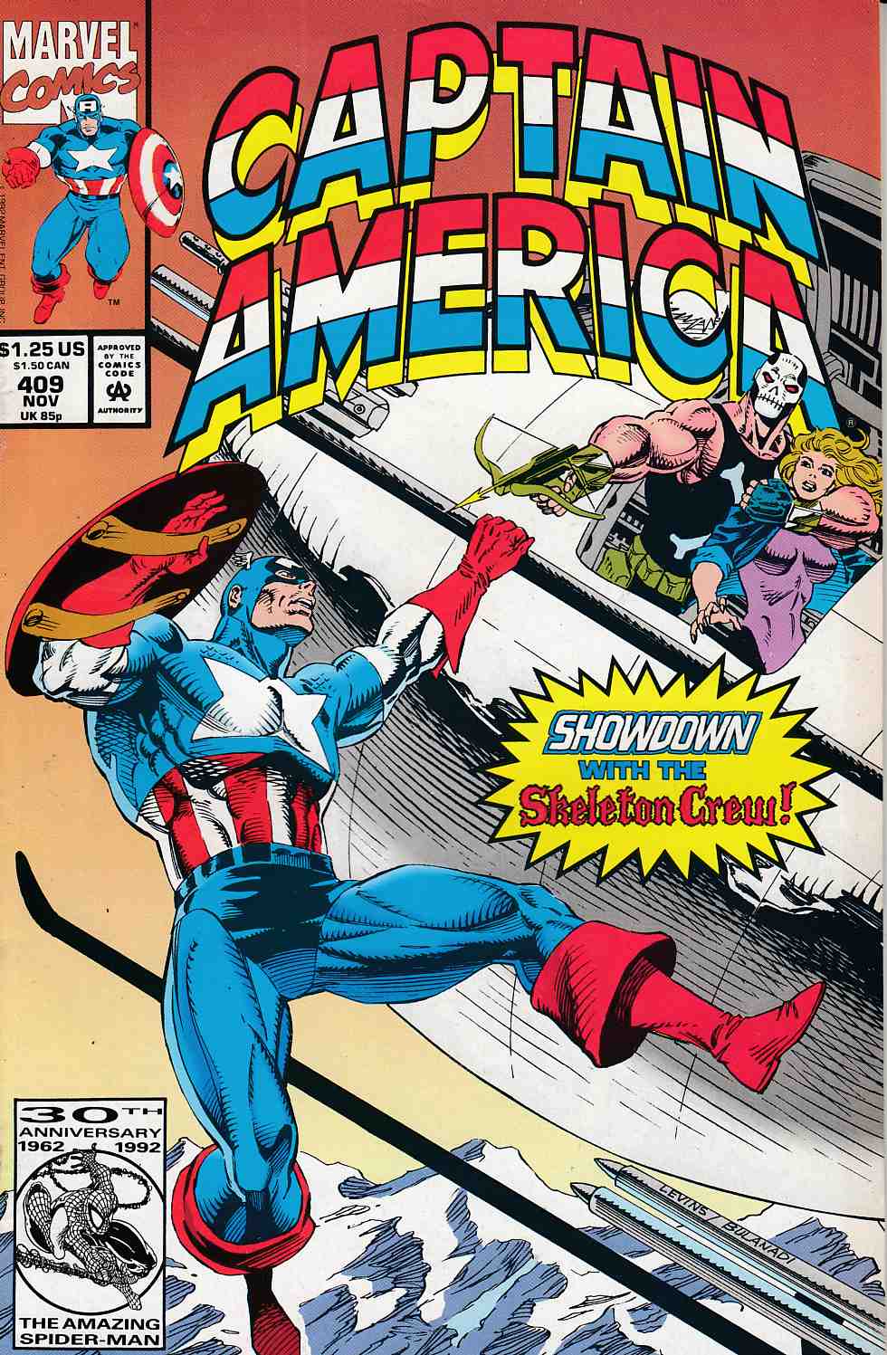Captain America #409 Very Fine (8.0) [Marvel Comic] LARGE