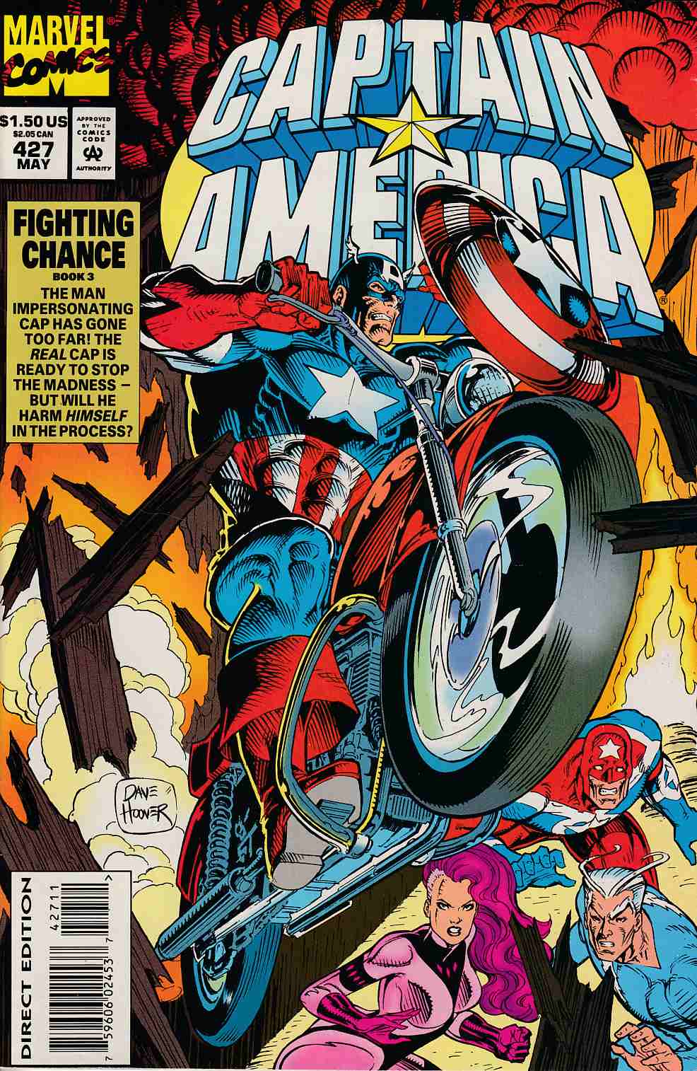 Captain America #427 Very Fine (8.0) [Marvel Comic] LARGE