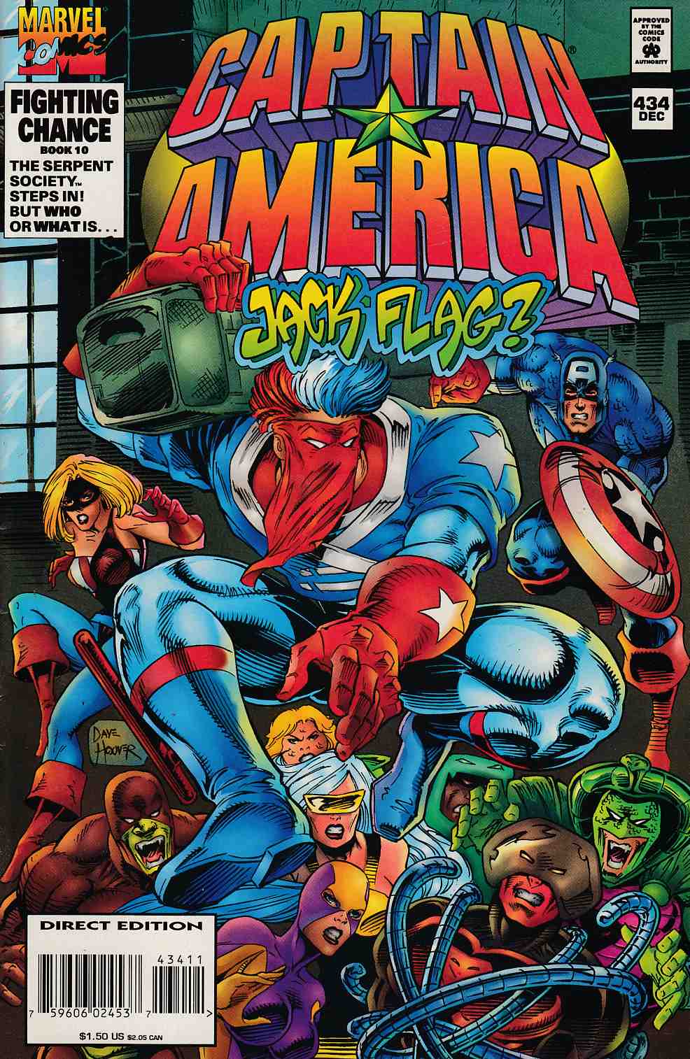 Captain America #434 Very Fine (8.0) [Marvel Comic] LARGE