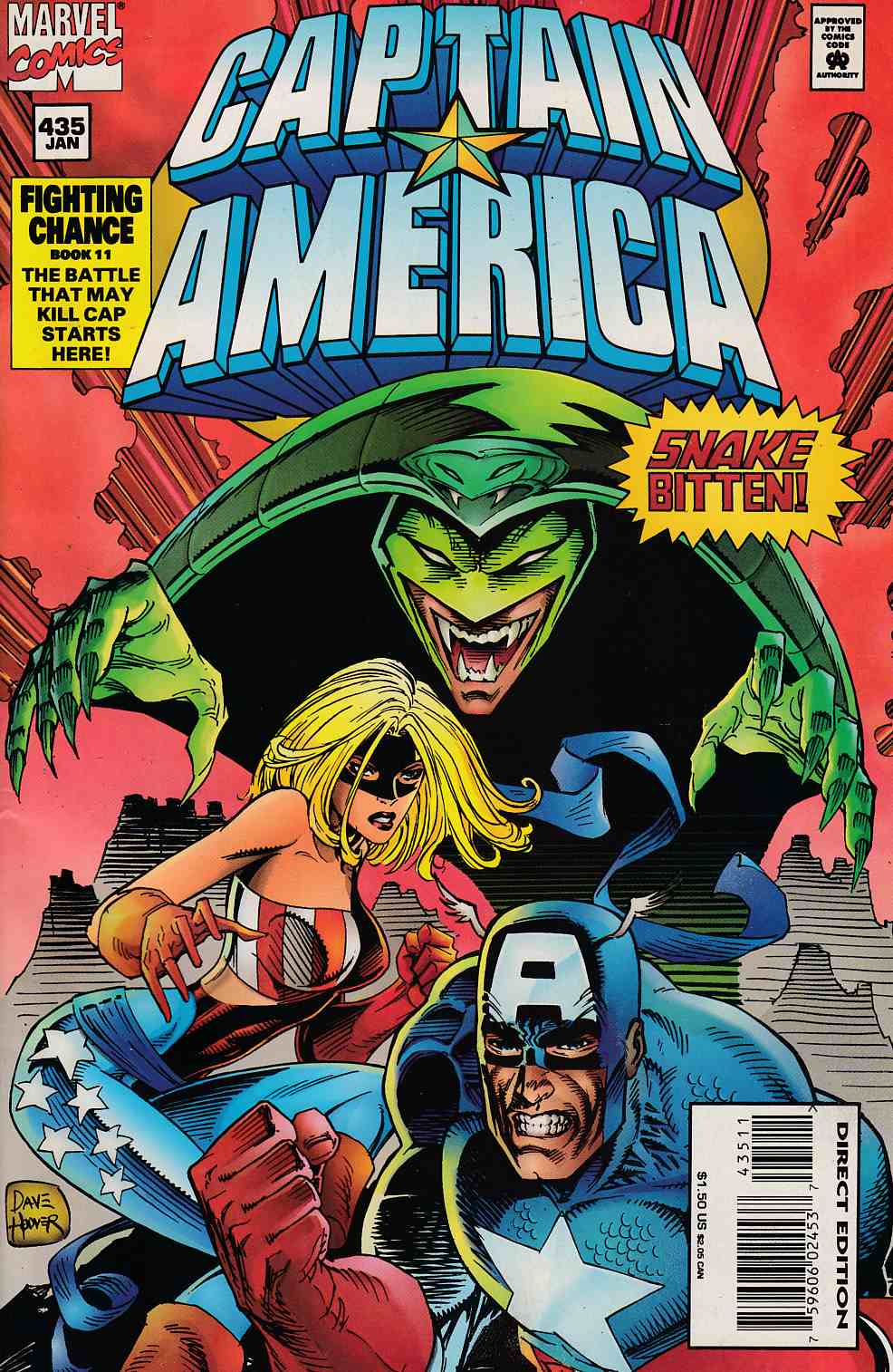 Captain America #435 Very Fine (8.0) [Marvel Comic] LARGE