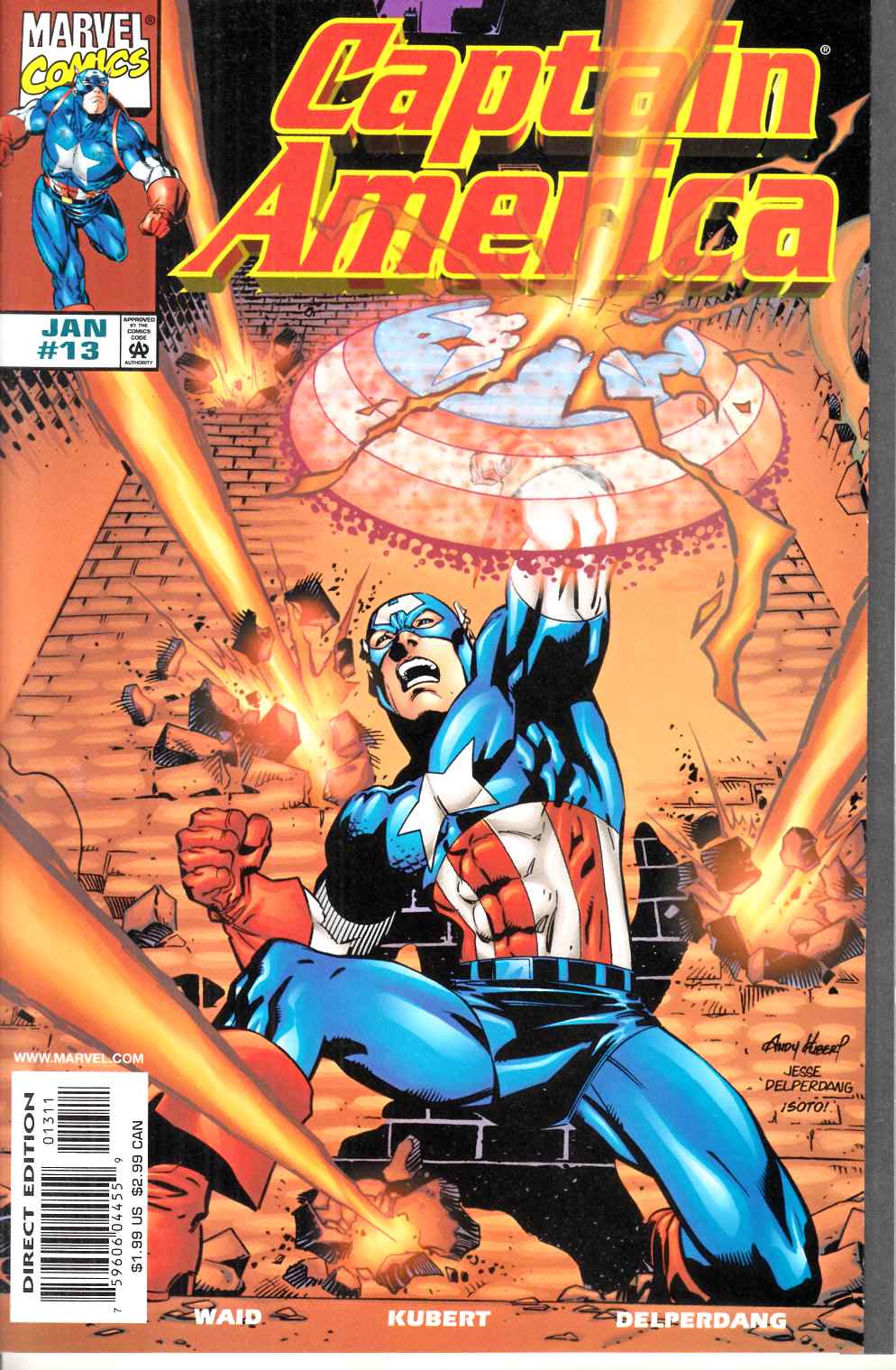 Captain America #13 Near Mint (9.4) [Marvel Comic]