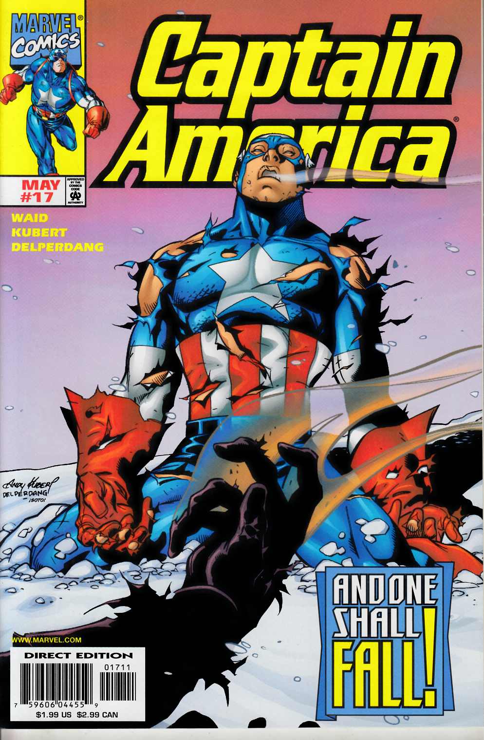 Captain America #17 Near Mint (9.4) [Marvel Comic]