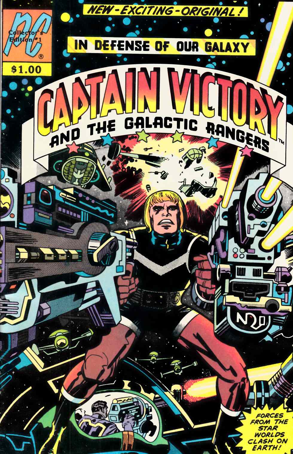 Captain Victory and the Galactic Rangers #1 Fine (6.0) [Pacific Comic] LARGE