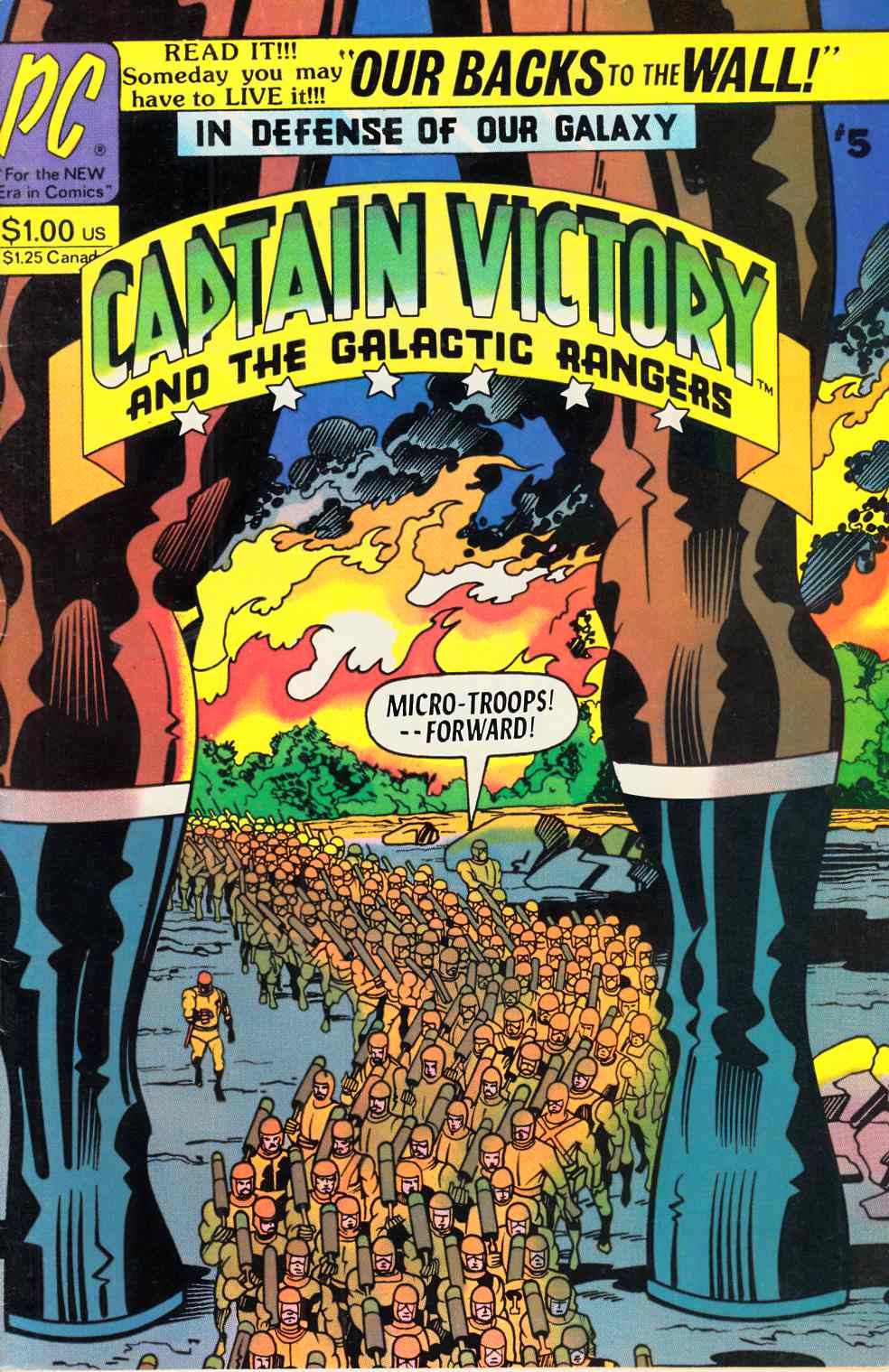 Captain Victory and the Galactic Rangers #5 Very Fine Minus (7.5) [Pacific Comic] THUMBNAIL