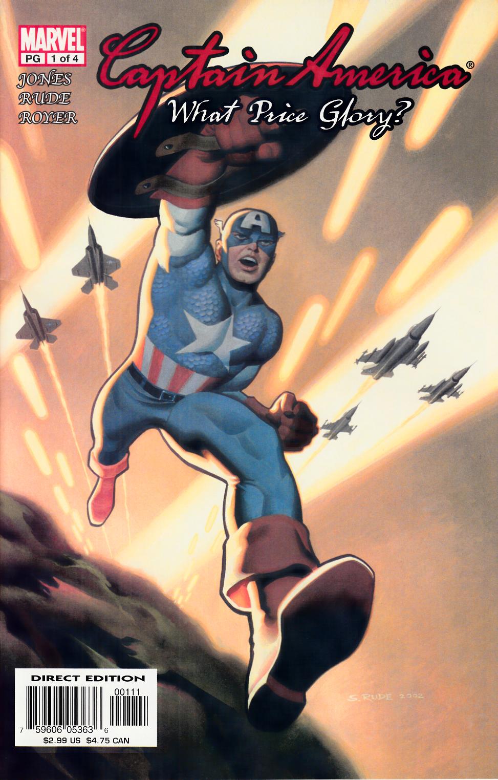 Captain America What Price Glory #1 Fine (6.0) [Marvel Comic] LARGE