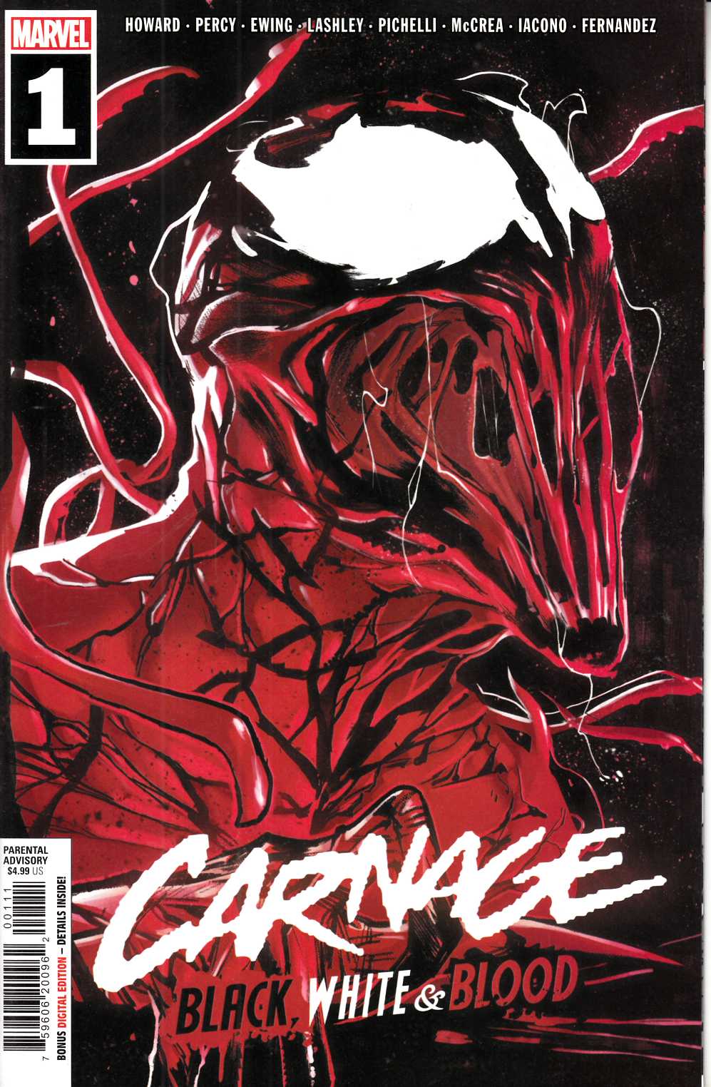 Carnage Black White & Blood #1 Near Mint (9.4) [Marvel Comic] THUMBNAIL