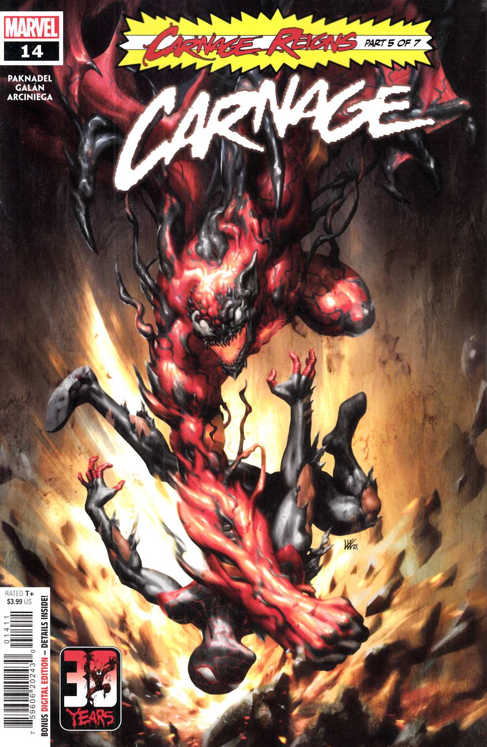 Carnage #14 Near Mint (9.4) [Marvel Comic]