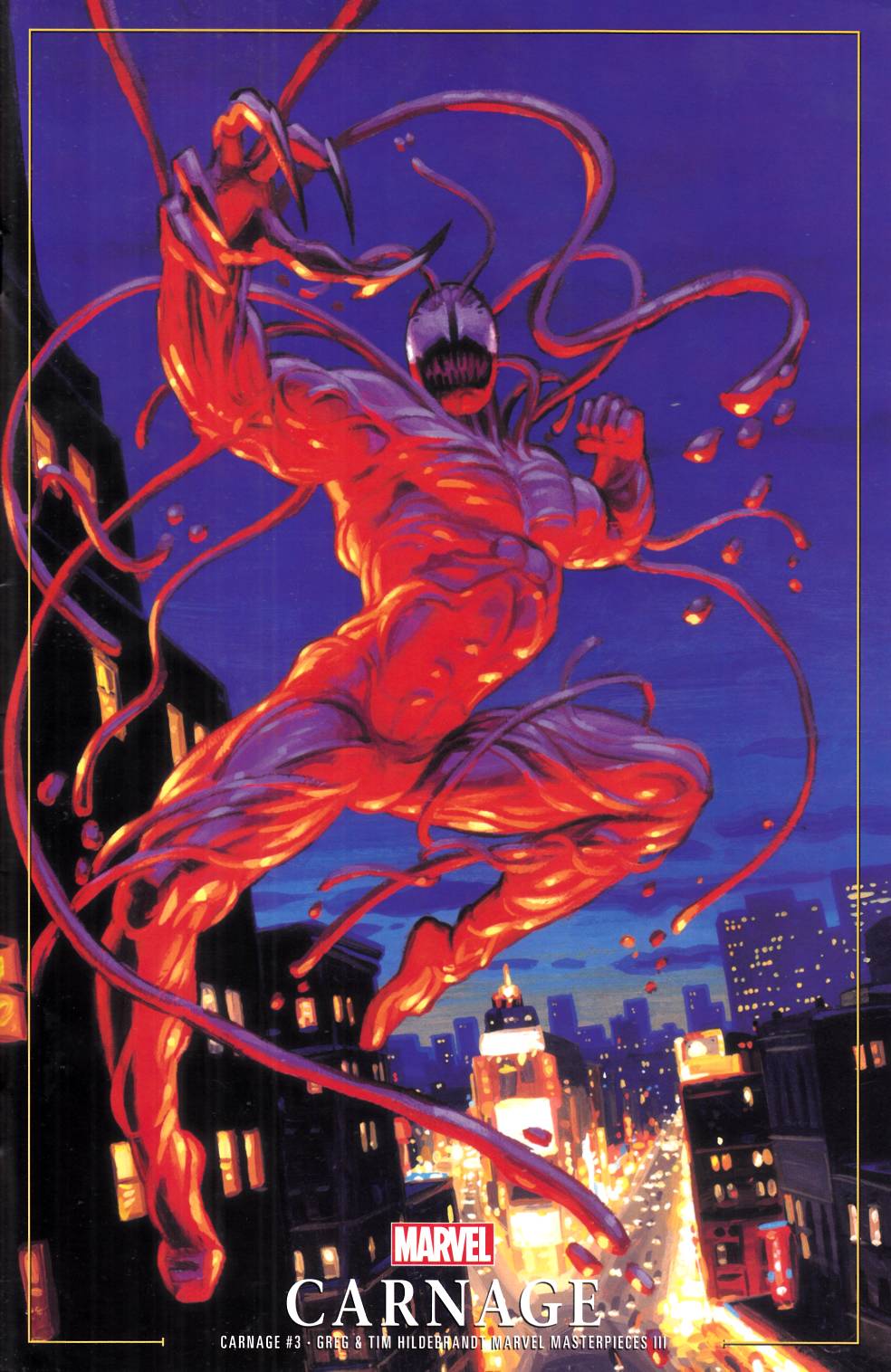 Carnage #3 Hildebrandt Variant Cover Near Mint (9.4) [marvel Comic] LARGE