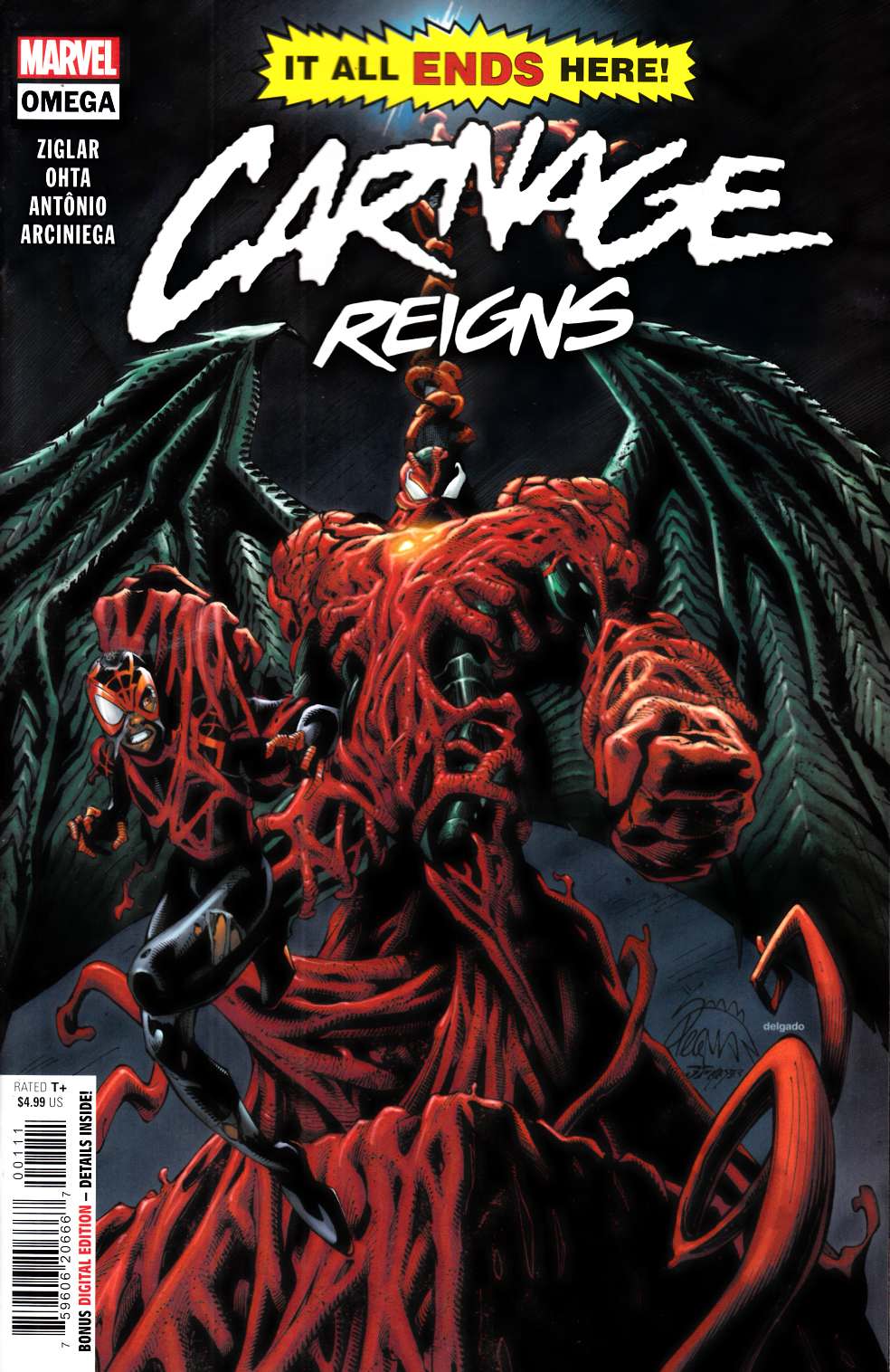 Carnage Reigns Omega #1 Near Mint (9.4) [Marvel Comic]