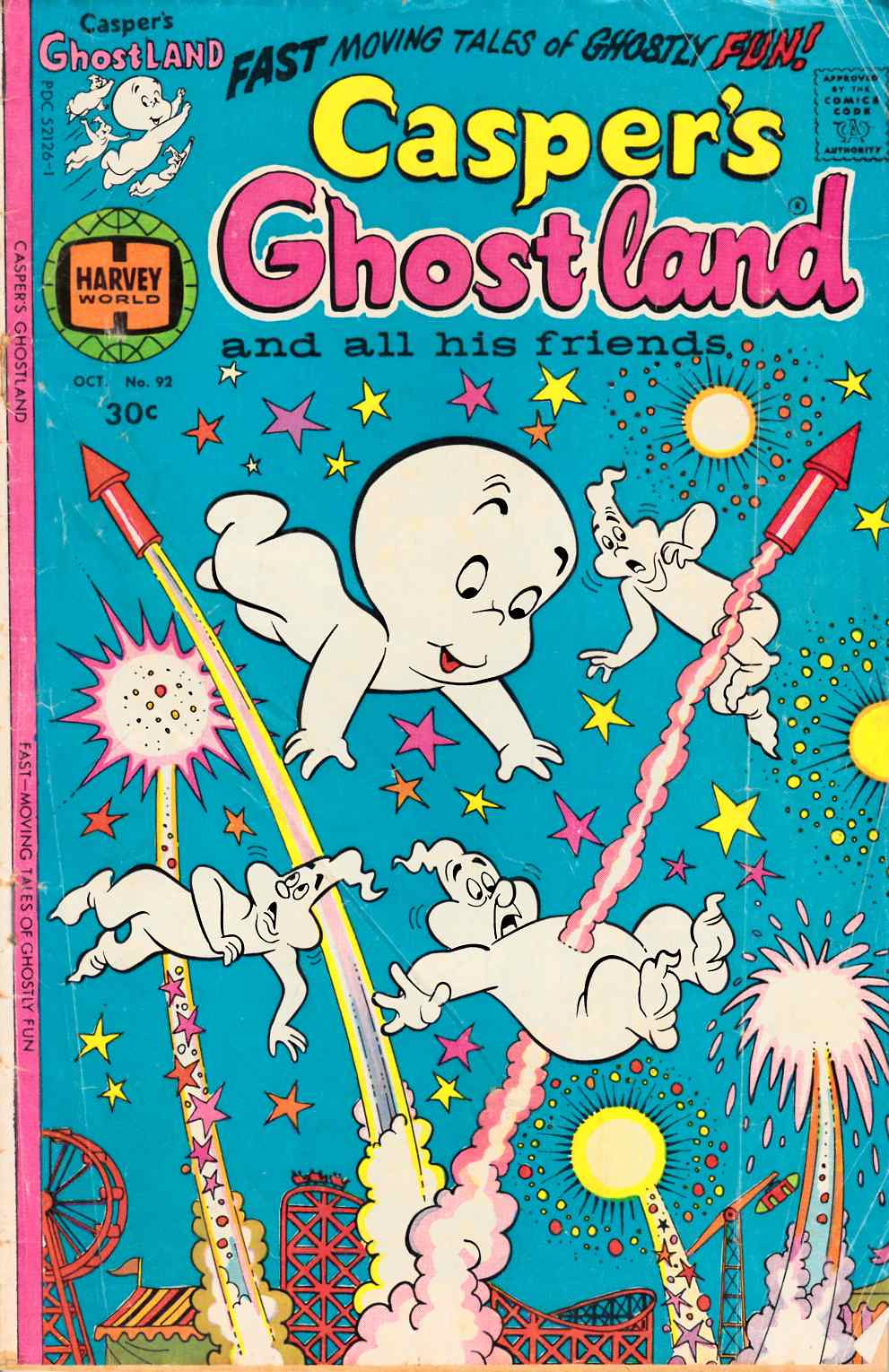 Casper's Ghostland #92 Very Good (4.0) [Harvey Comic] LARGE