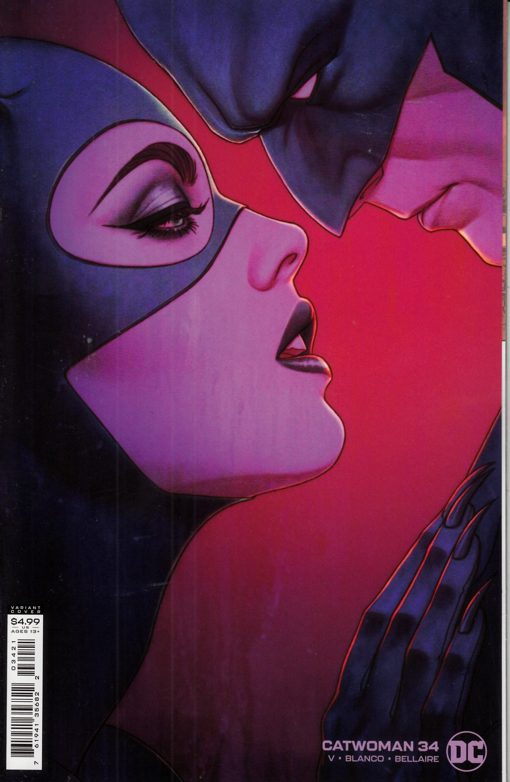 Catwoman #34 Frison Variant Cover Near Mint (9.4) [DC Comic] LARGE