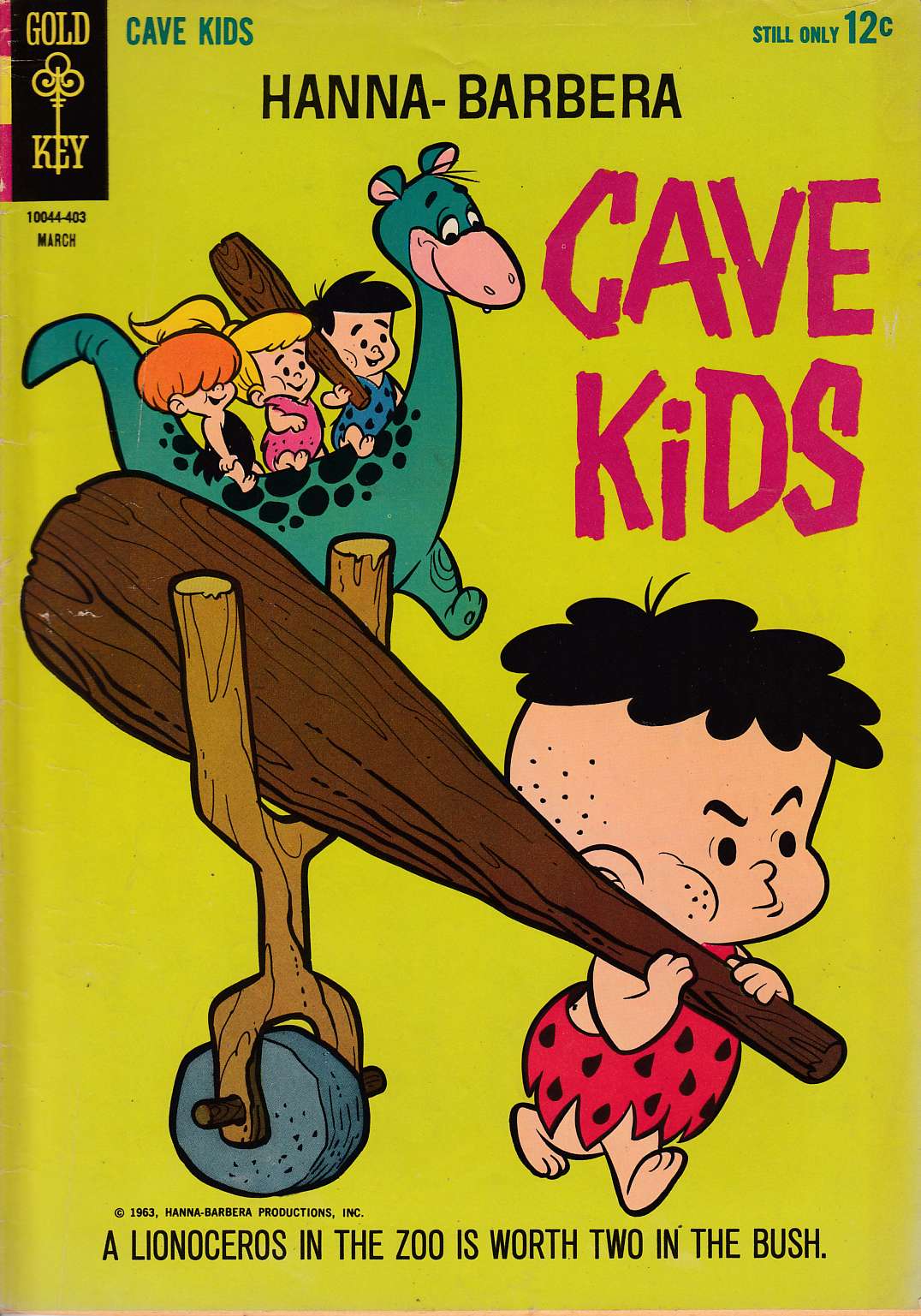 Cave Kids #4 Very Good (4.0) [Gold Key Comic] THUMBNAIL