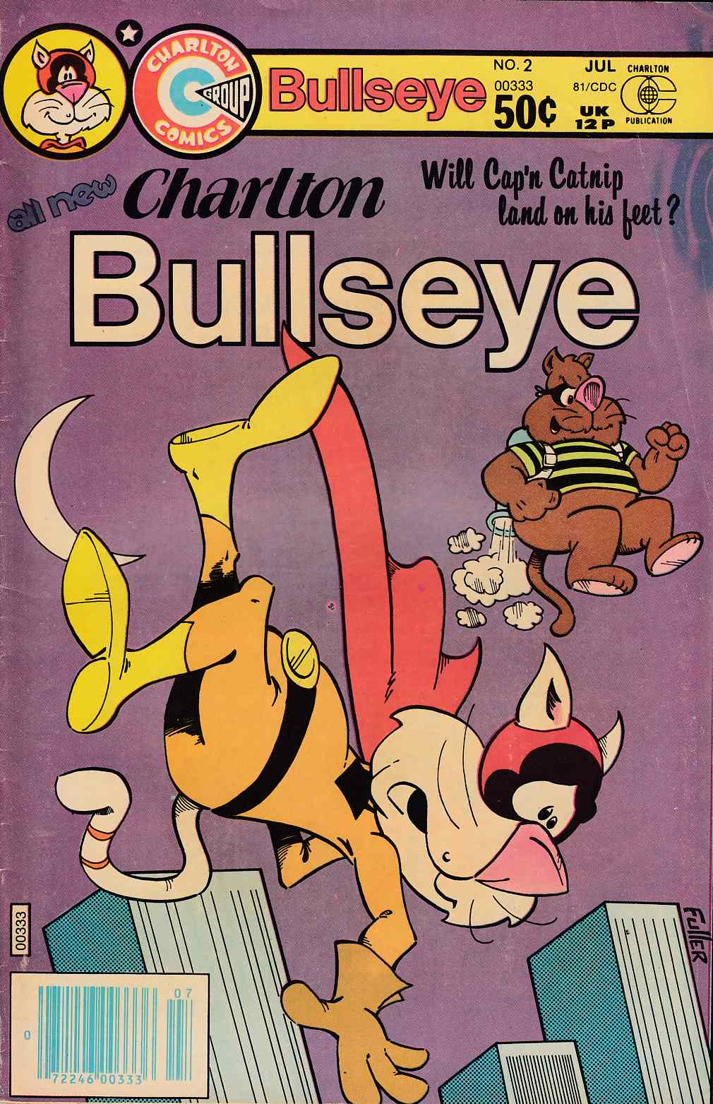 Charlton Bullseye #2 Fine (6.0) [Charlton Comic] LARGE