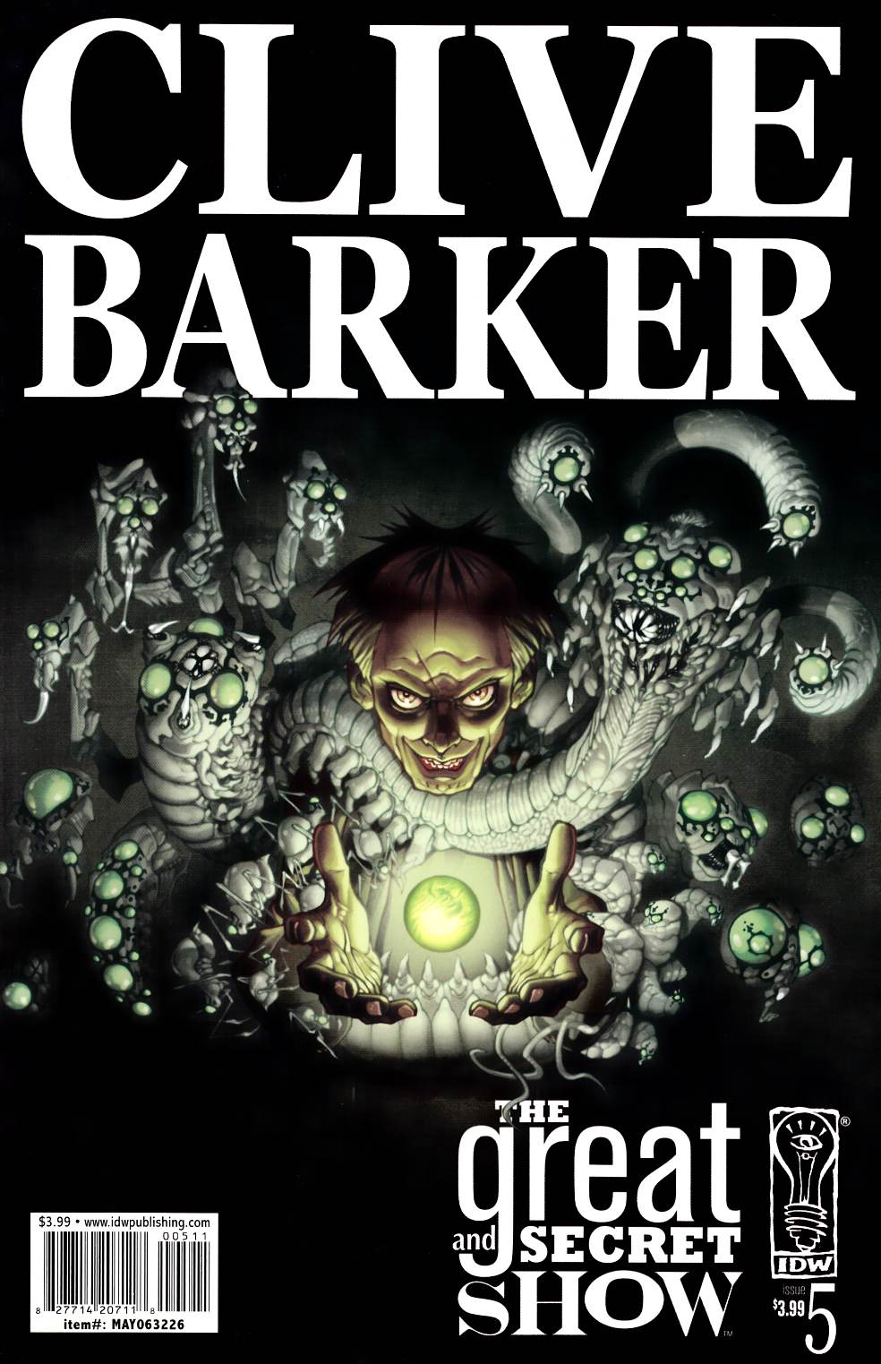 Clive Barker's Great and Secret Show #5 Near Mint (9.4) [IDW Comic] THUMBNAIL