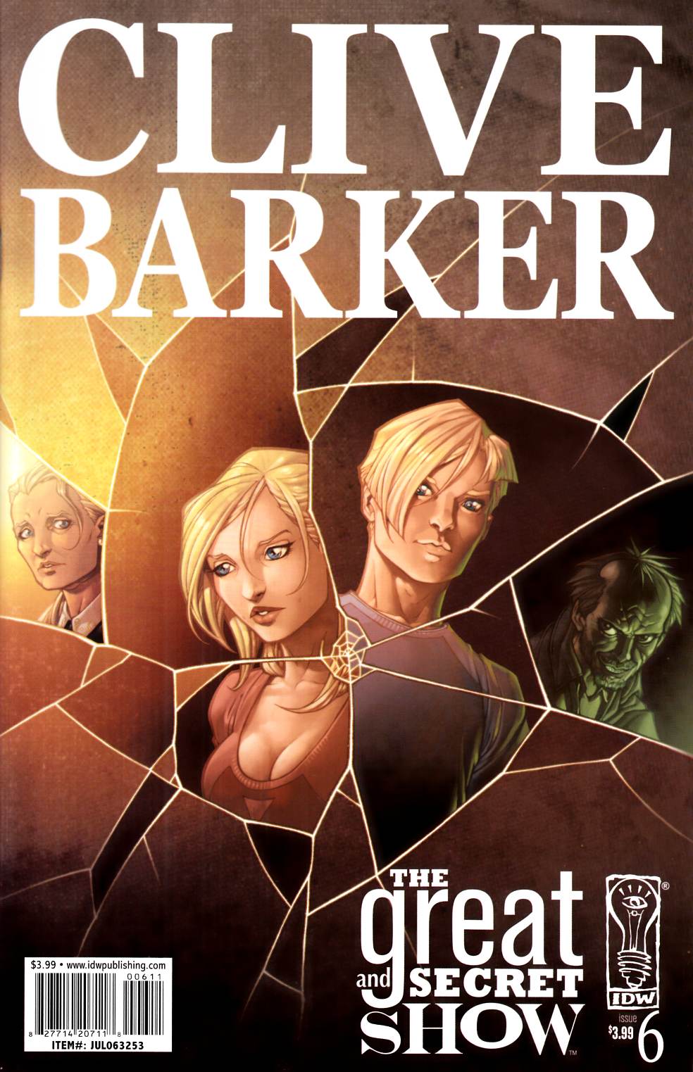 Clive Barker's Great and Secret Show #6 Very Fine (8.0) [IDW Comic] THUMBNAIL