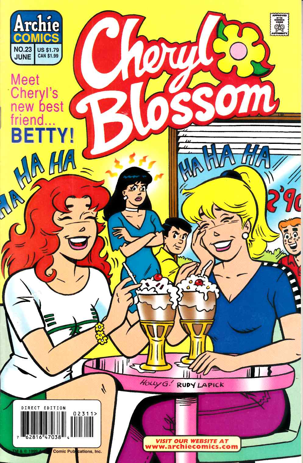 Cheryl Blossom #23 Very Fine (8.0) [Archie Comic] LARGE