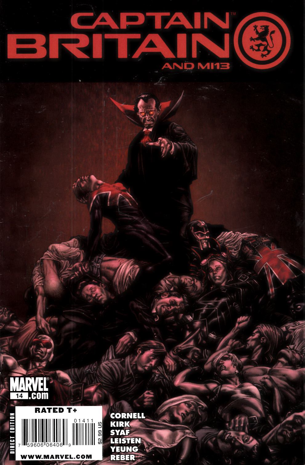 Captain Britiain and MI 13 #14 Very Fine (8.0) [Marvel Comic] THUMBNAIL