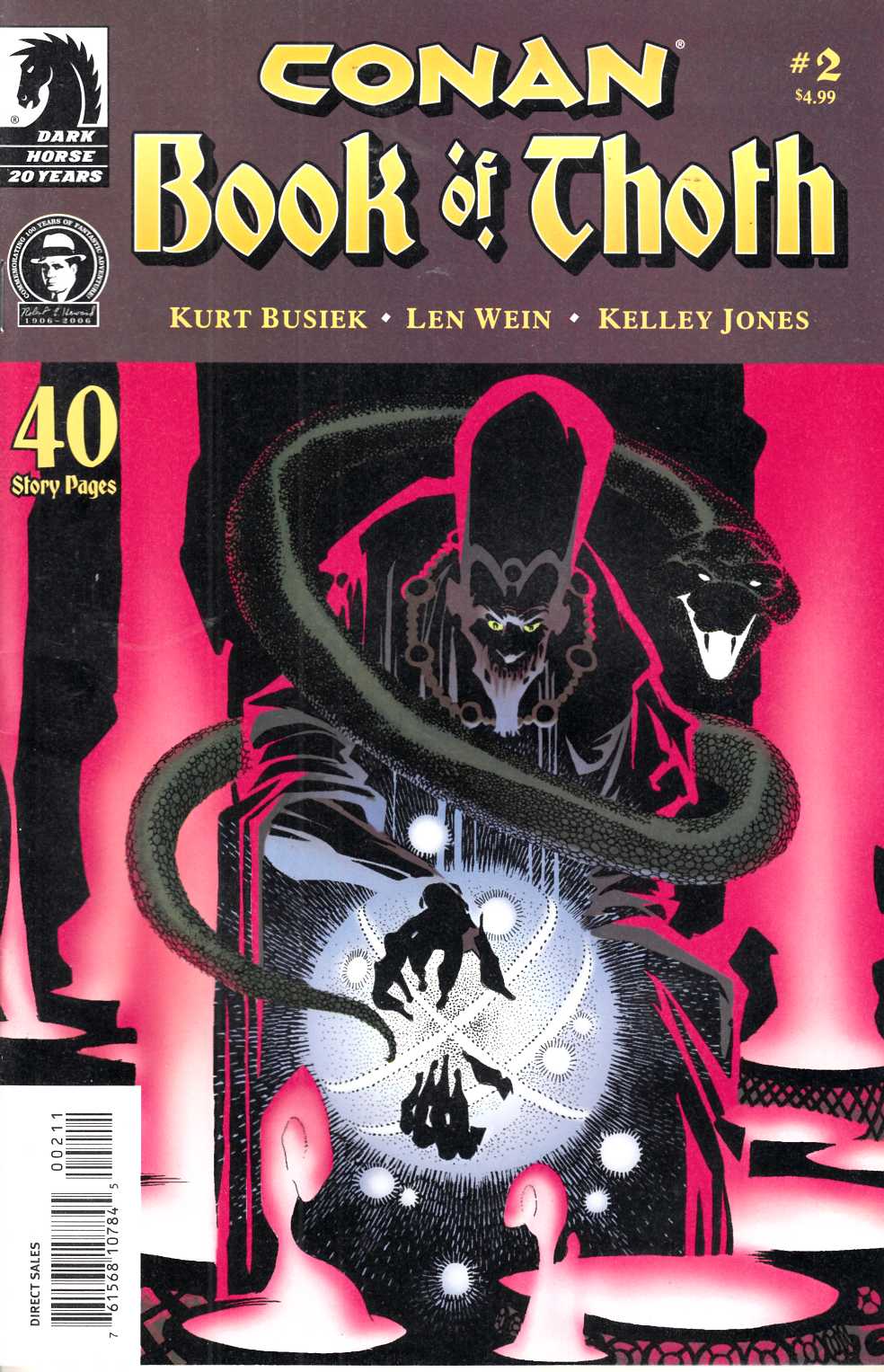Conan Book of Thoth #2 Very Fine (8.0) [Dark Horse Comic] THUMBNAIL
