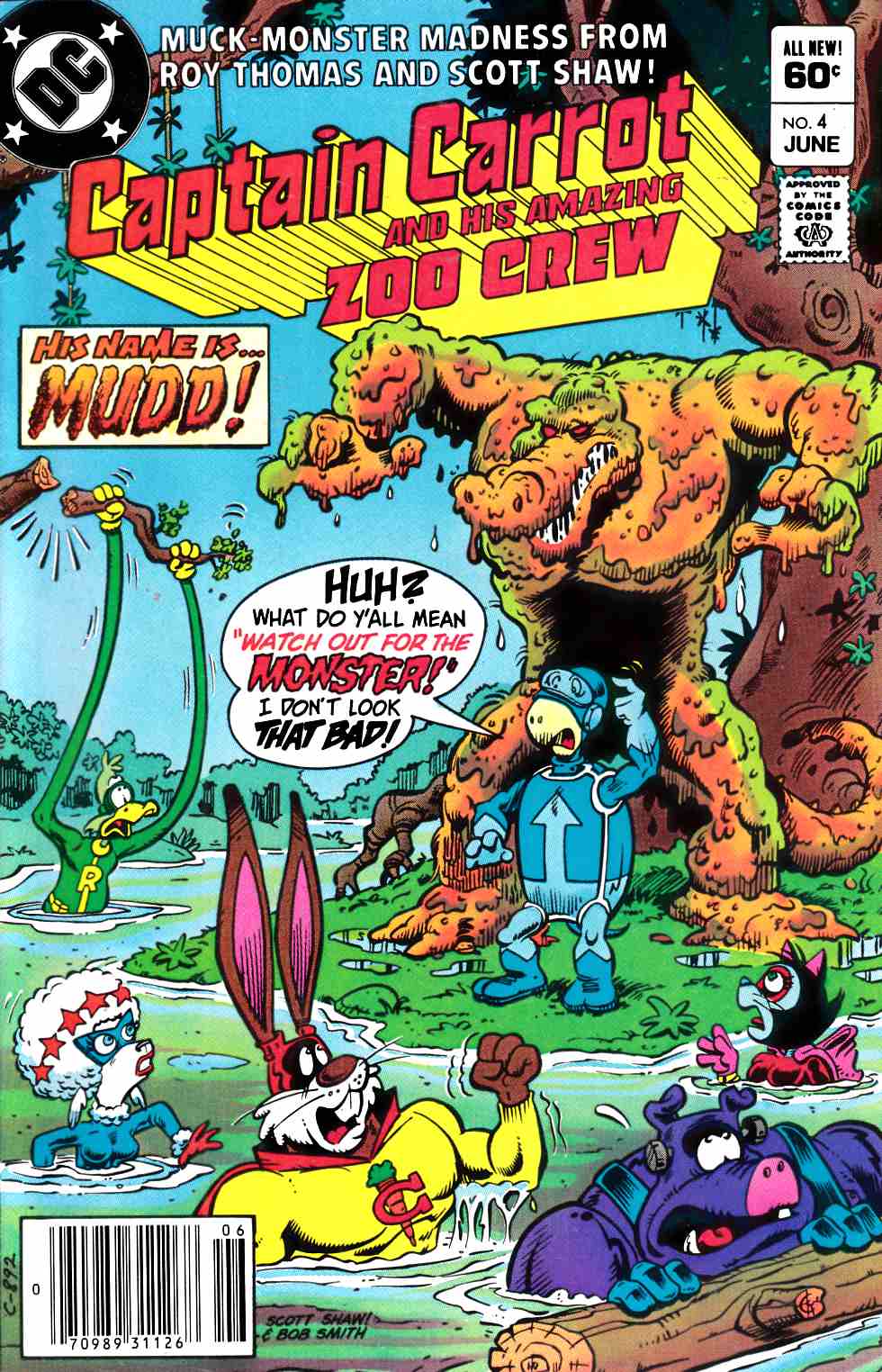 Captain Carrot and His Amazing Zoo Crew #4 Newsstand Edition Near Mint (9.4) [DC Comic] THUMBNAIL