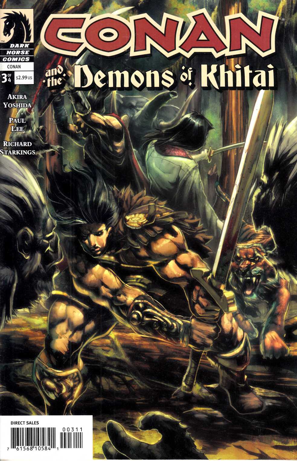 Conan and the Demons of Khitai #3 Very Fine (8.0) [Dark Horse Comic] THUMBNAIL