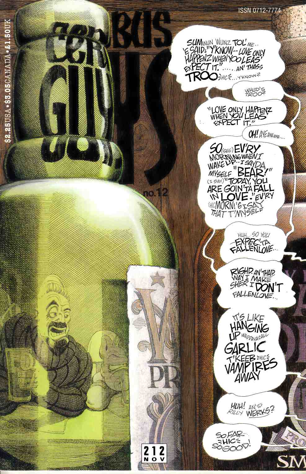 Cerebus #212 Very Fine (8.0) [Aardvark Comic] THUMBNAIL