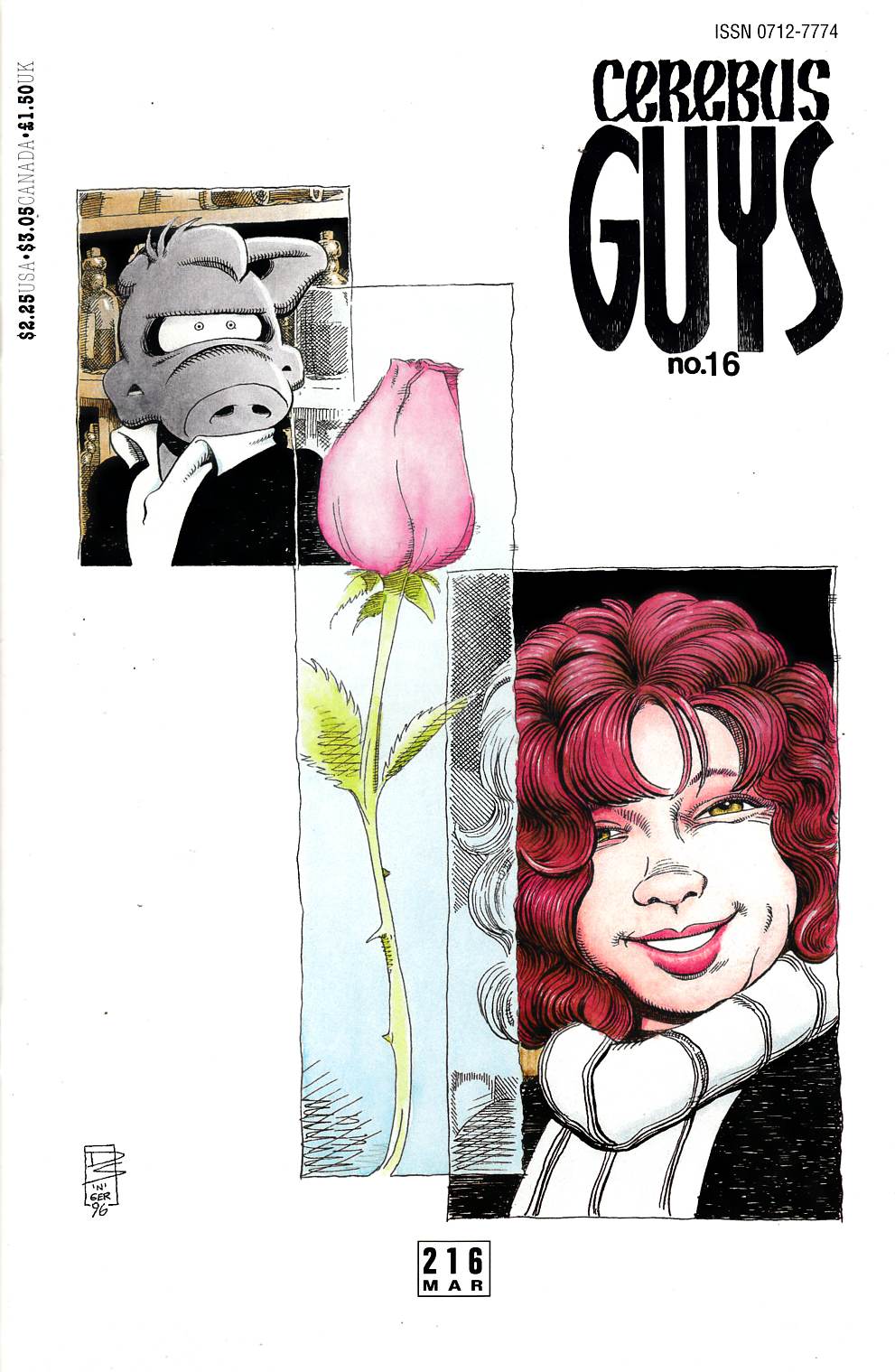 Cerebus #216 Very Fine (8.0) [Aardvark Comic] THUMBNAIL