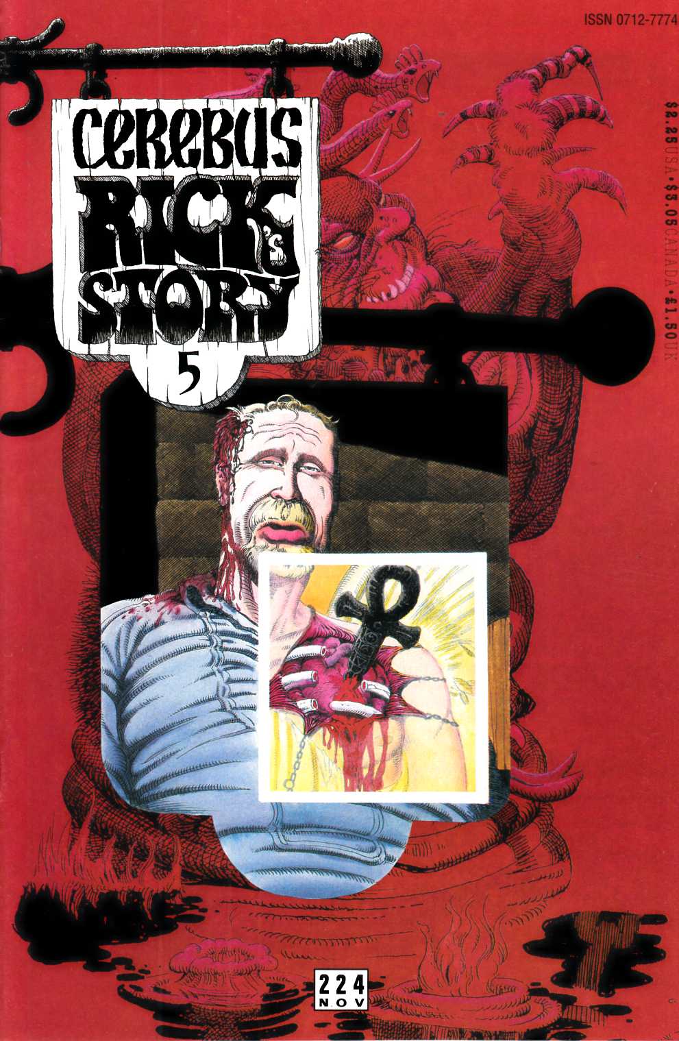 Cerebus #224 Very Fine (8.0) [Aardvark Comic] LARGE