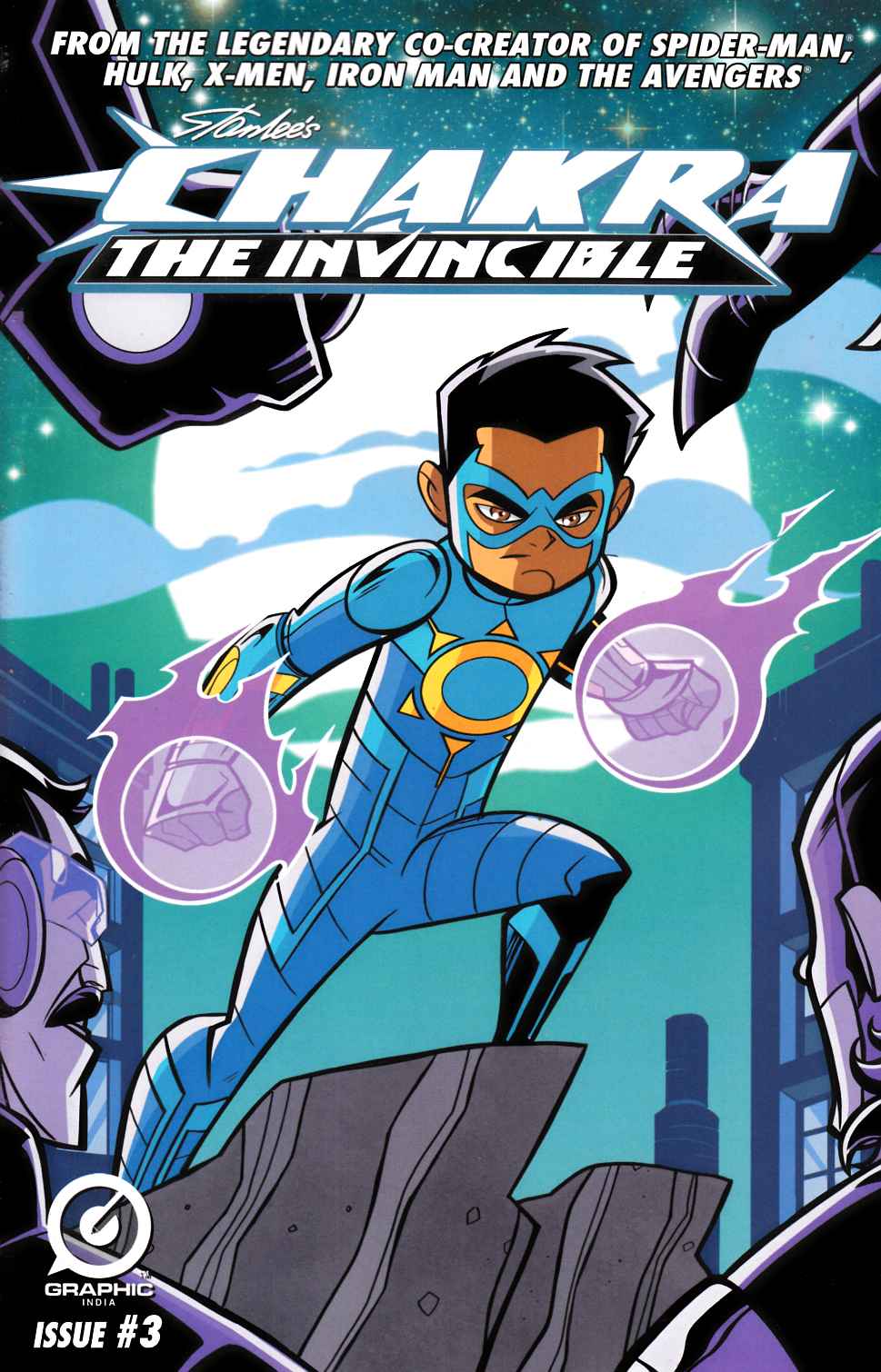 Stan Lee Chakra the Invincible #3 [Graphic India Comic] THUMBNAIL