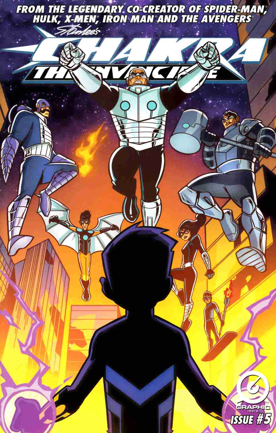 Stan Lee Chakra the Invincible #5 [Graphic India Comic] THUMBNAIL