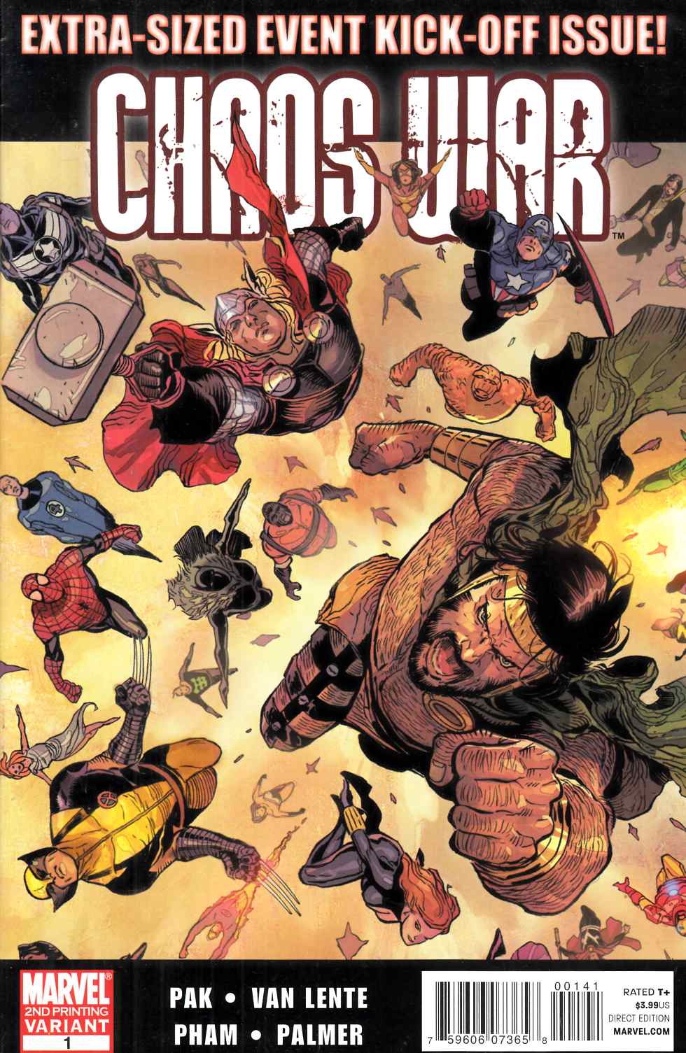 Chaos War #1 Second Print Very Fine (8.0) [Marvel Comic]