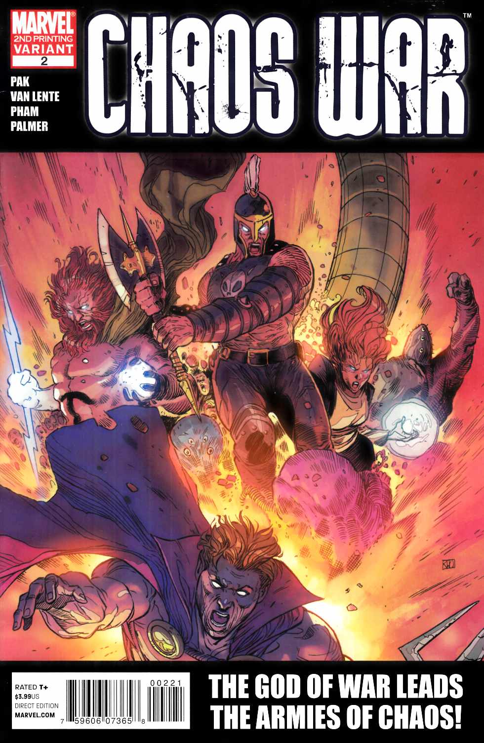 Chaos War #2 Second Printing Very Fine (8.0) [Marvel Comic]